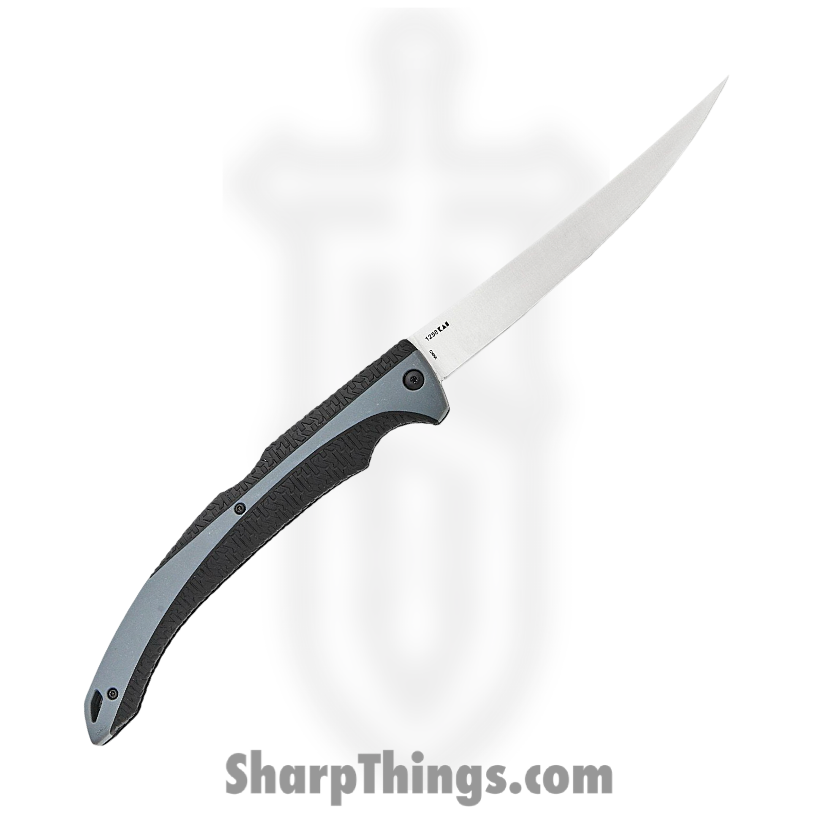 Kershaw - 1258 - Folding Fillet Knife - 420J2 Stainless - Black K-Texture™ grip - Image 2