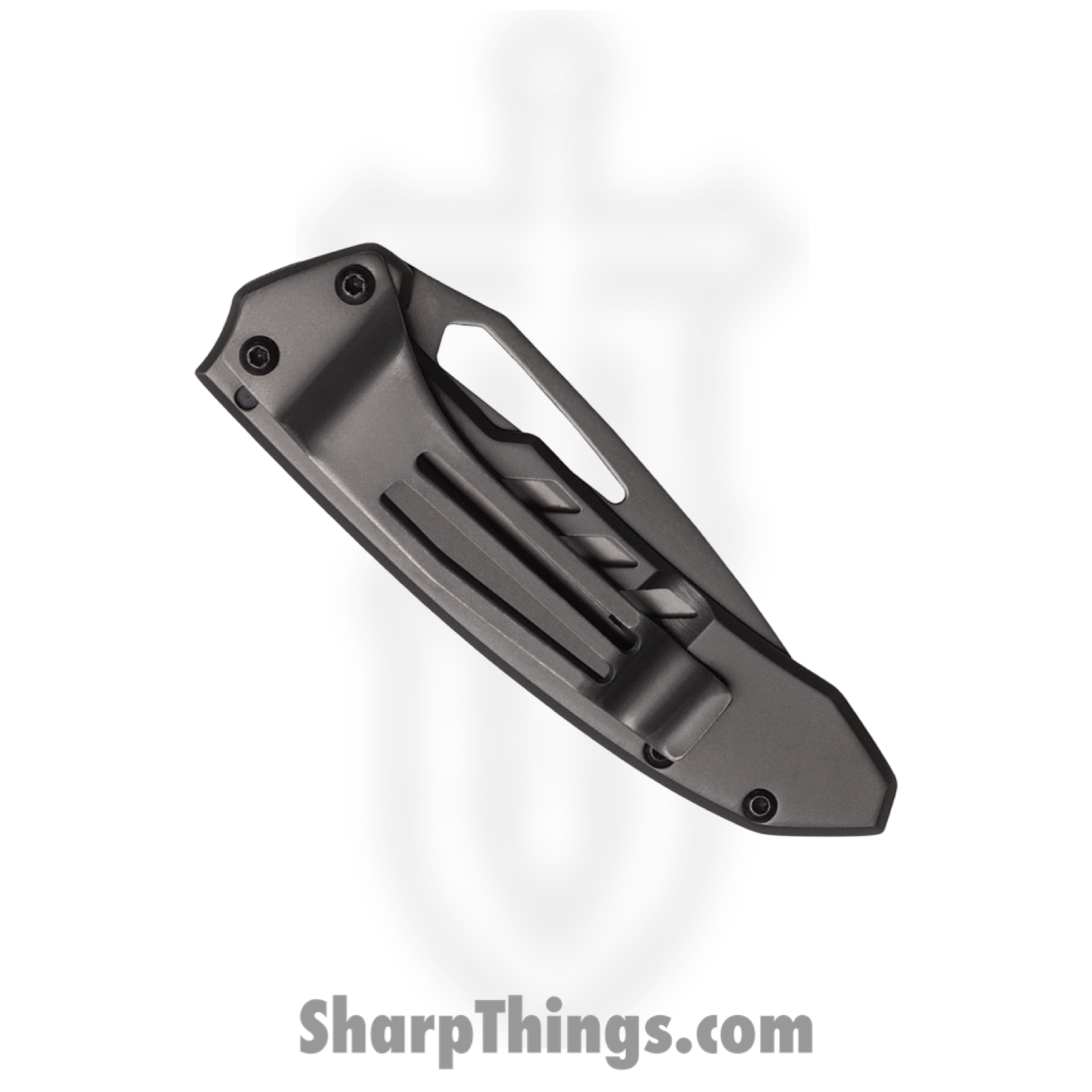 Case Cutlery - CA52163 - Harley Tec X - Folding Knife - Stainless Coated Drop Point - Stainless - Gray - Image 2