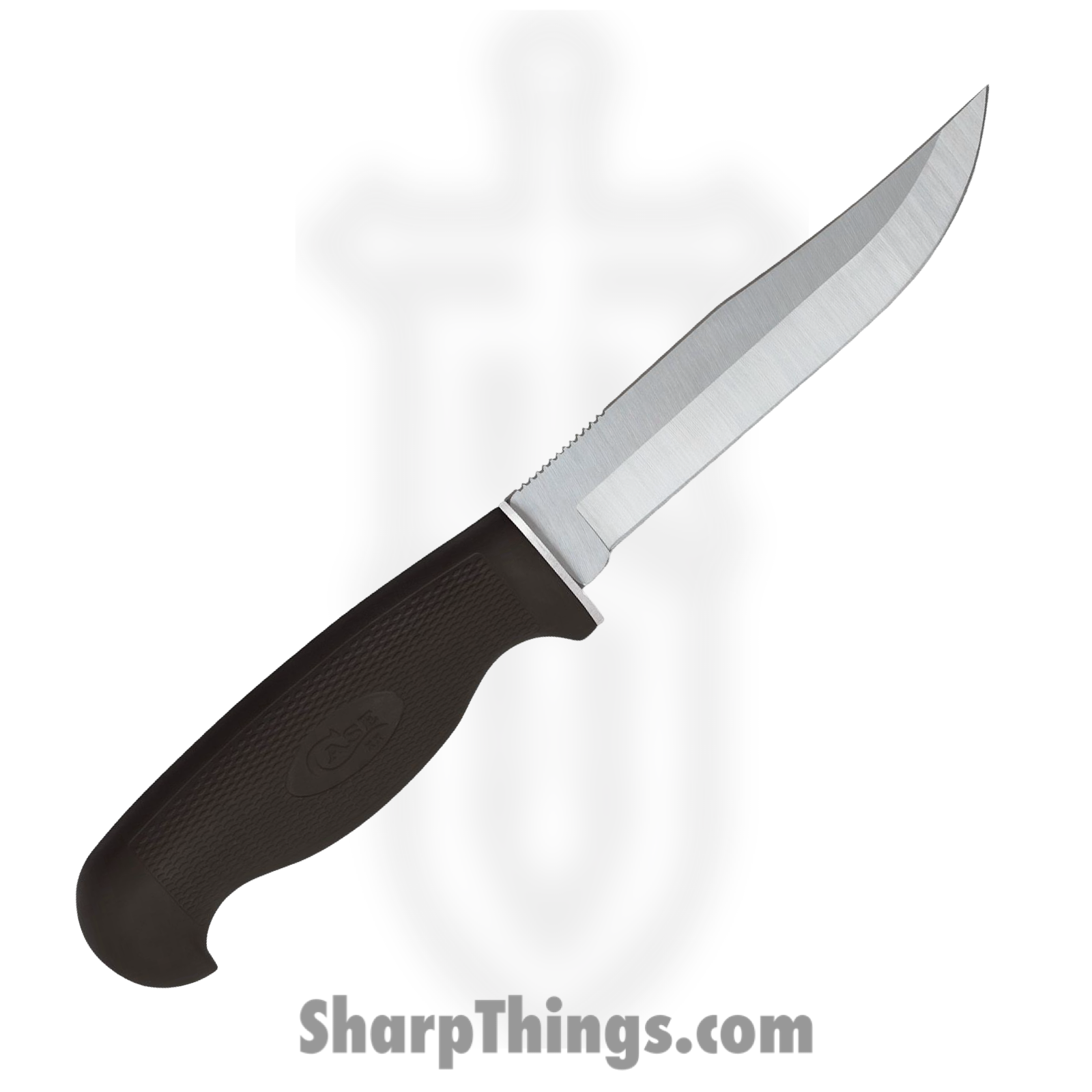 Case Cutlery - CA592 - Lightweight Hunter - Fixed Blade Knife - Surgical Steel Polished Clip Point - Zytel - Black - Image 2