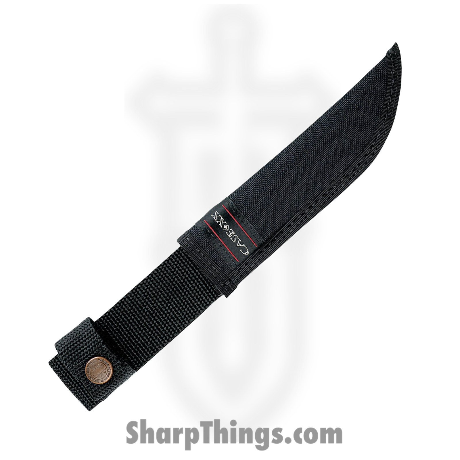 Case Cutlery - CA592 - Lightweight Hunter - Fixed Blade Knife - Surgical Steel Polished Clip Point - Zytel - Black - Image 3