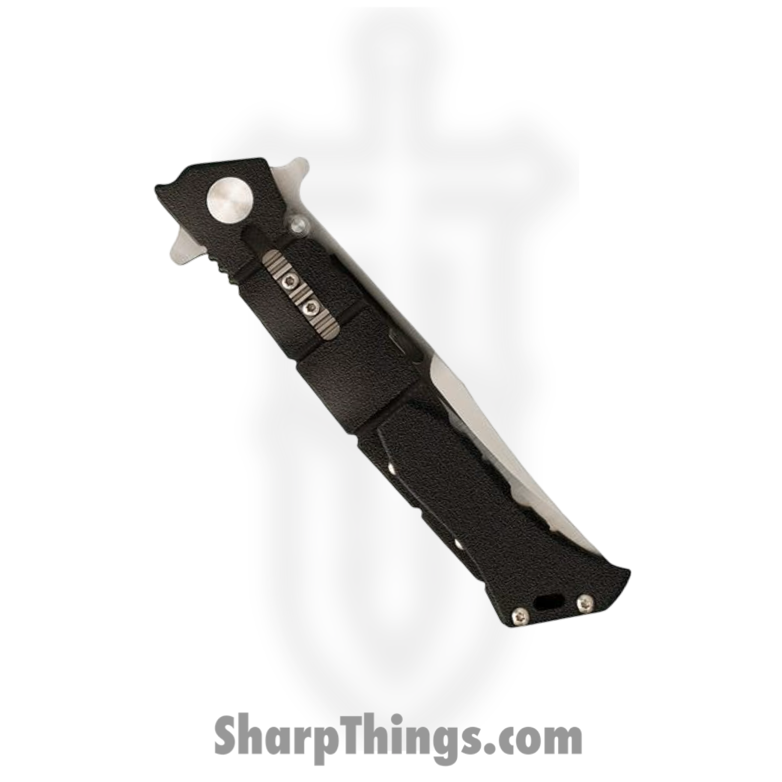 Cold Steel - CS20NQL - Medium Luzon - Folding Knife - 8Cr13MoV Two Tone Clip Point - GFN - Black - Image 2