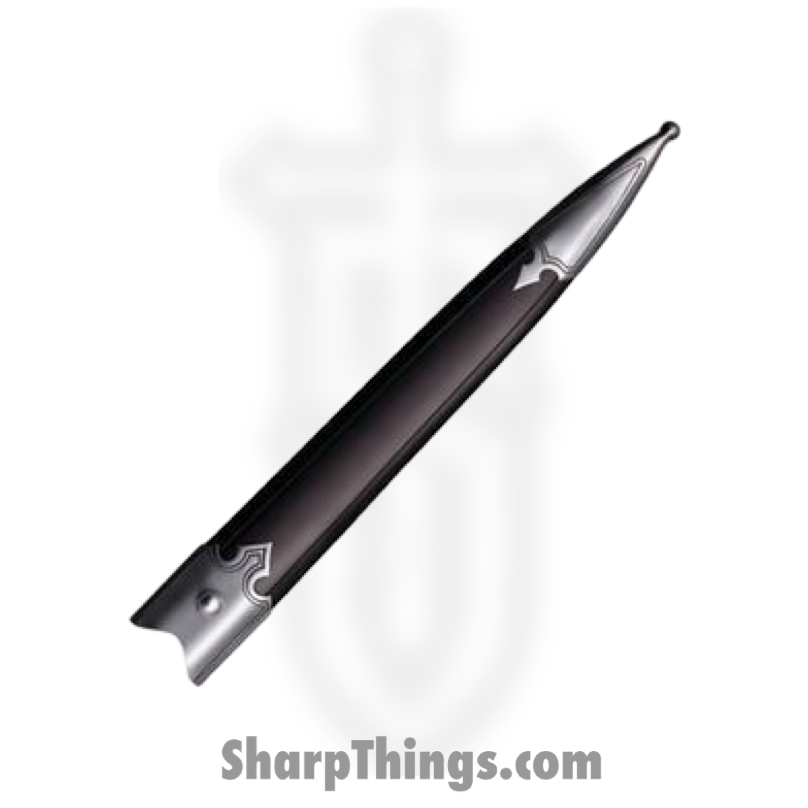 Cold Steel - CS88EKA - Large Parrying Dagger - Fixed Blade Knife - 1055 HC Satin - Wire Wrapped - Silver - Image 3