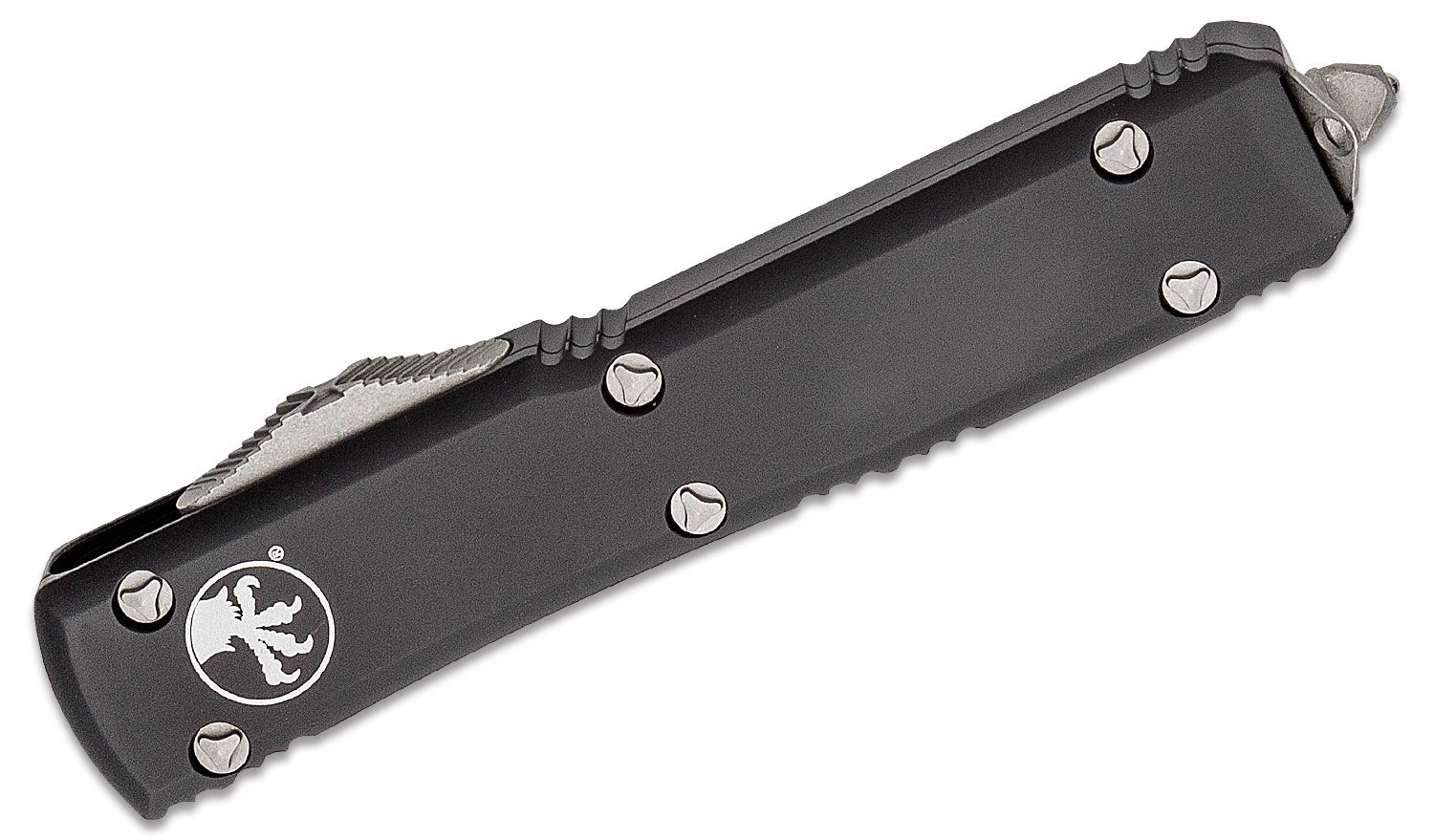 Microtech - 122-10AP - Ultratech D/E Apocalyptic - OTF Auto - Bohler M390 Apocalyptic Dagger - 6061-T6 Aluminum - Black - Image 6