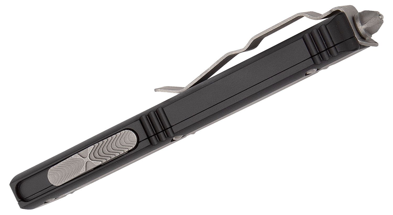 Microtech - 122-10AP - Ultratech D/E Apocalyptic - OTF Auto - Bohler M390 Apocalyptic Dagger - 6061-T6 Aluminum - Black - Image 4
