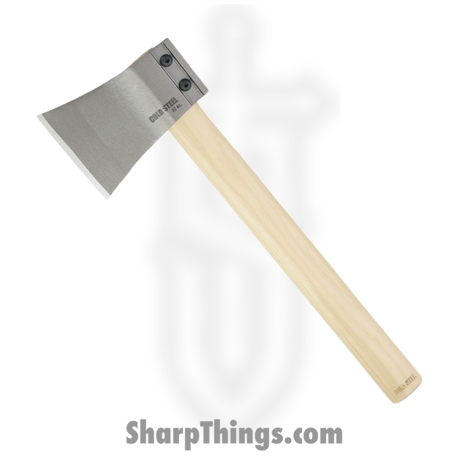 Cold Steel - CS-90AXA - Professional Throwing Axe - 1055 HC Stonewash - Wood - Tan
