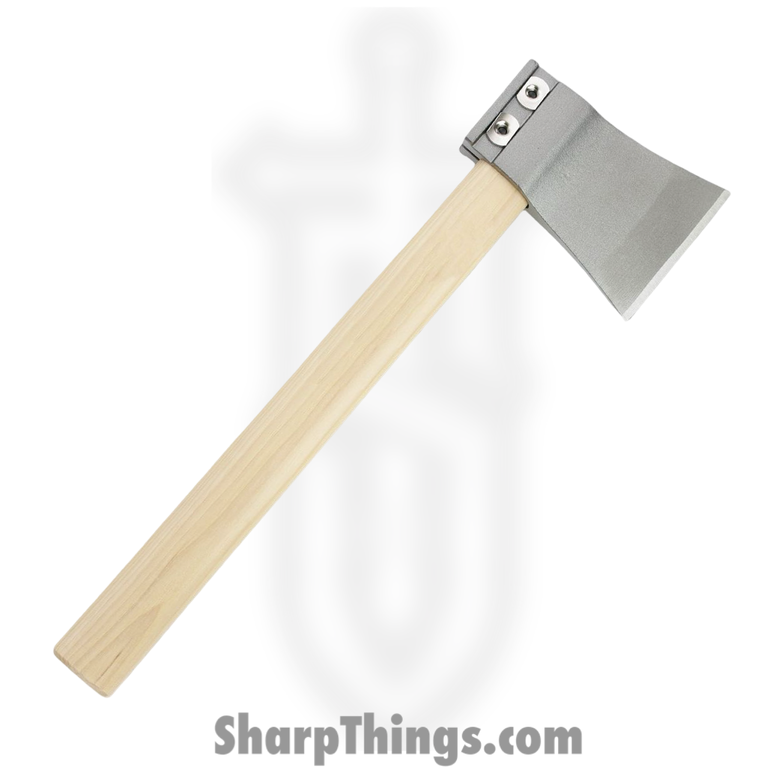 Cold Steel - CS-90AXA - Professional Throwing Axe - 1055 HC Stonewash - Wood - Tan - Image 2
