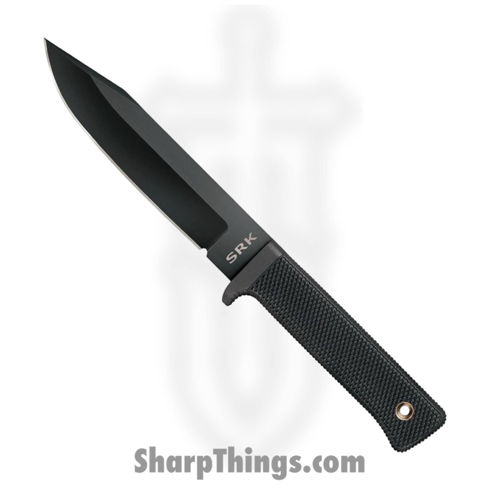 Cold Steel - CS49LCK - SRK - Fixed Blade Knife - SK-5 Coated Clip Point - Kray-Ex - Black