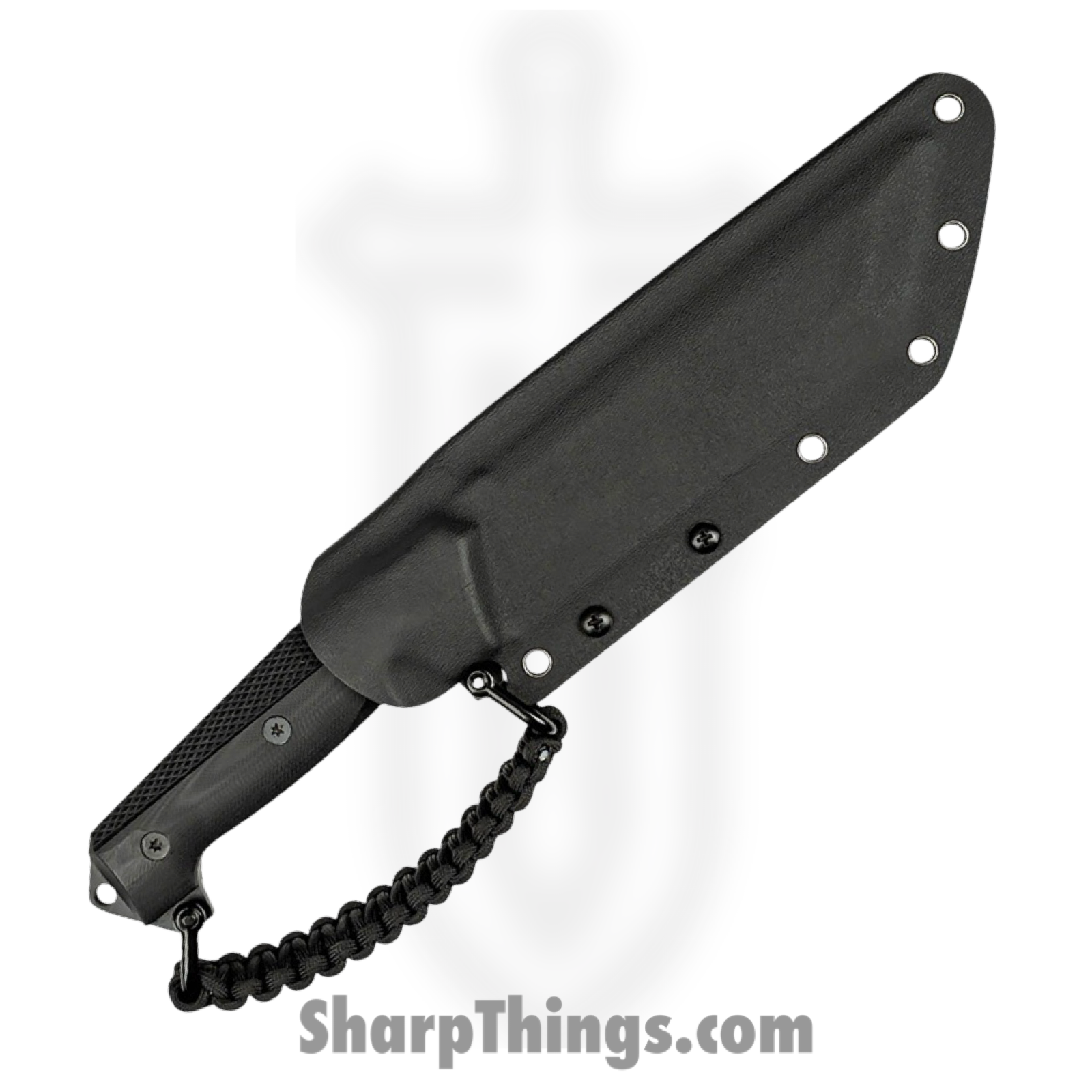 Elite Tactical - ETFIX004BK - The Rig - Fixed Blade Knife - 8Cr13MoV Two Tone Tanto - G10 - Black - Image 2