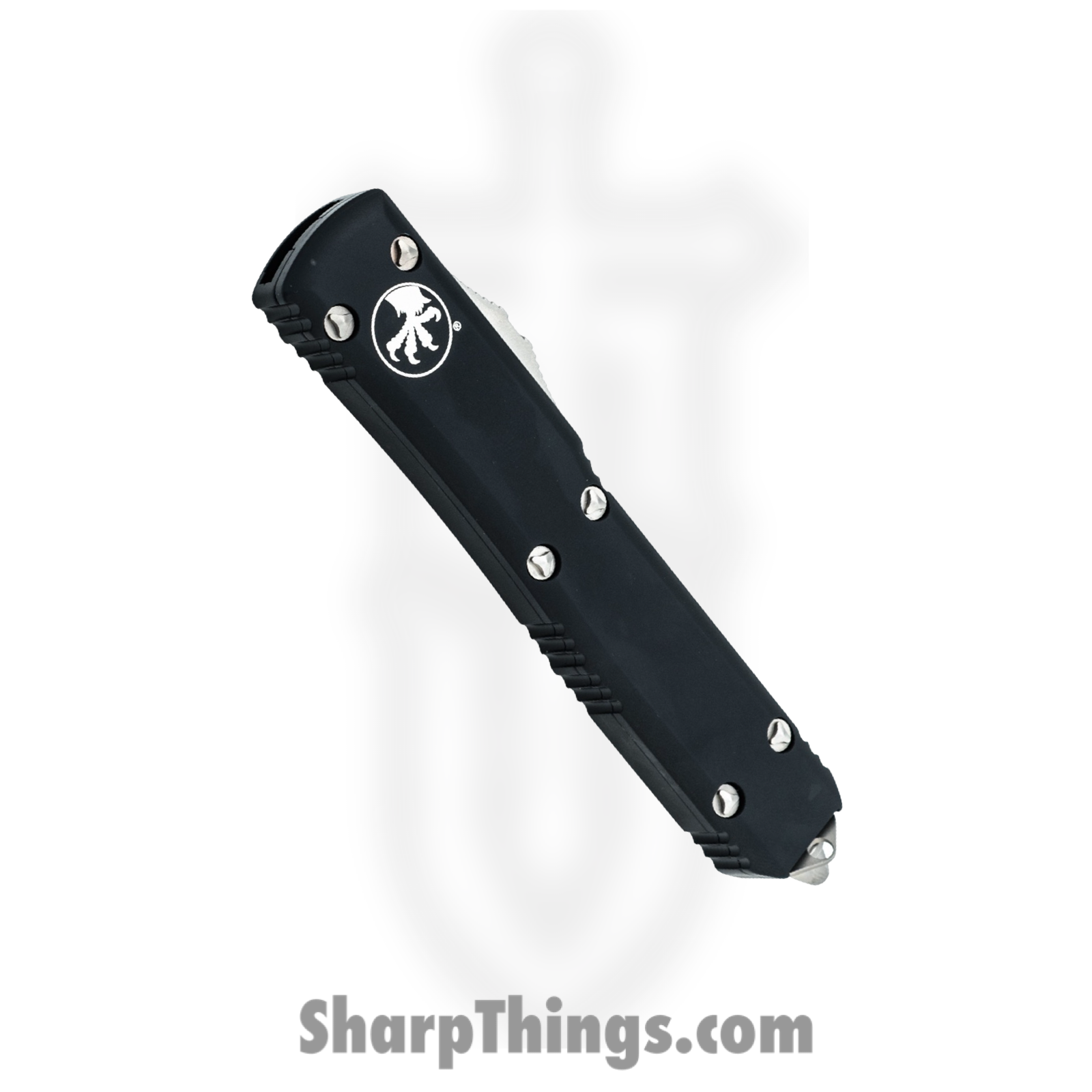 Microtech - 122-10 - Ultratech - OTF Auto - M390, 204P, Elmax, or XHP Stonewash Dagger - Aluminum - Black - Image 4