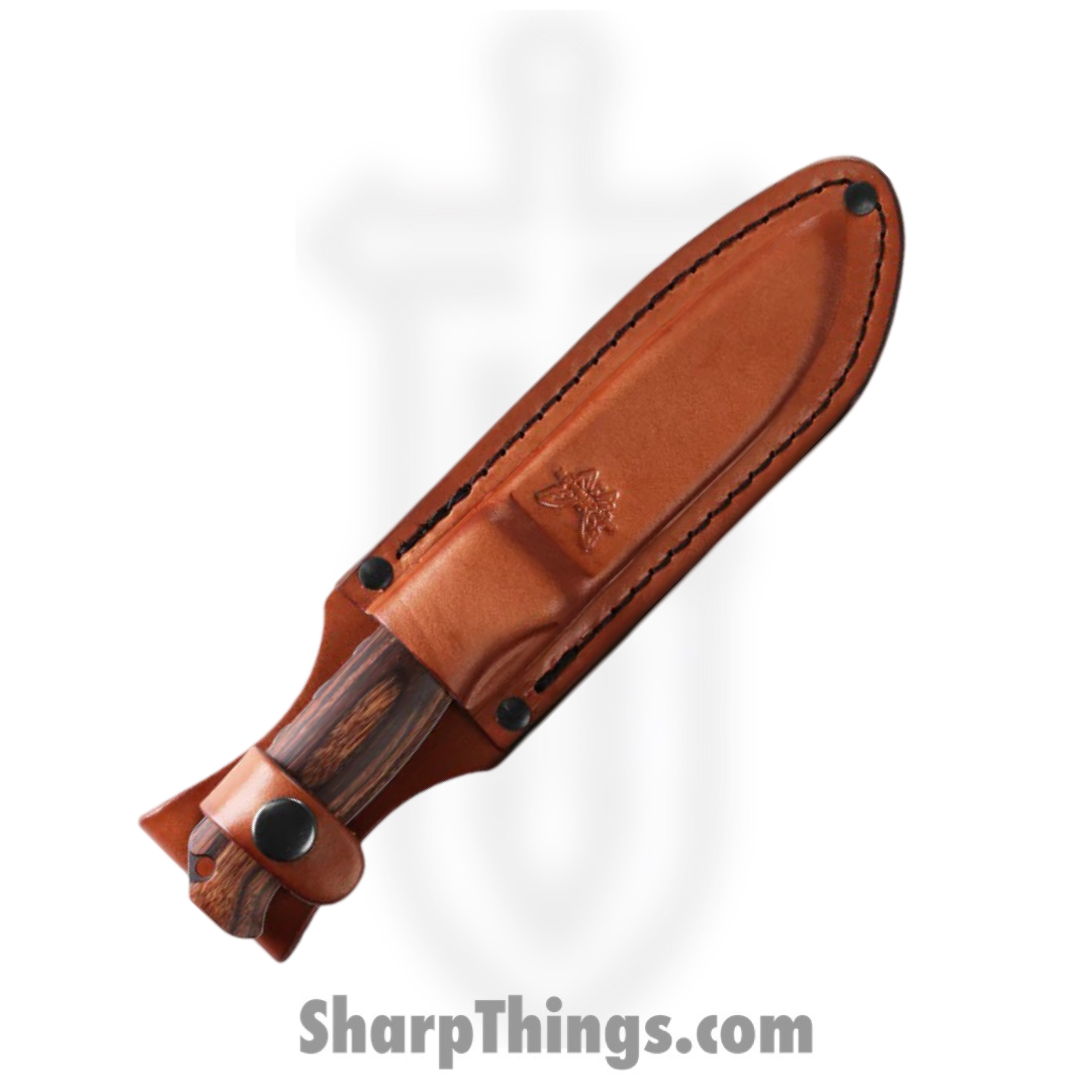 Benchmade - 15002 - Saddle Mountain Skinner - Fixed Blade Knife - CPM S30V Stonewash Drop Point - Wood - Brown - Image 3