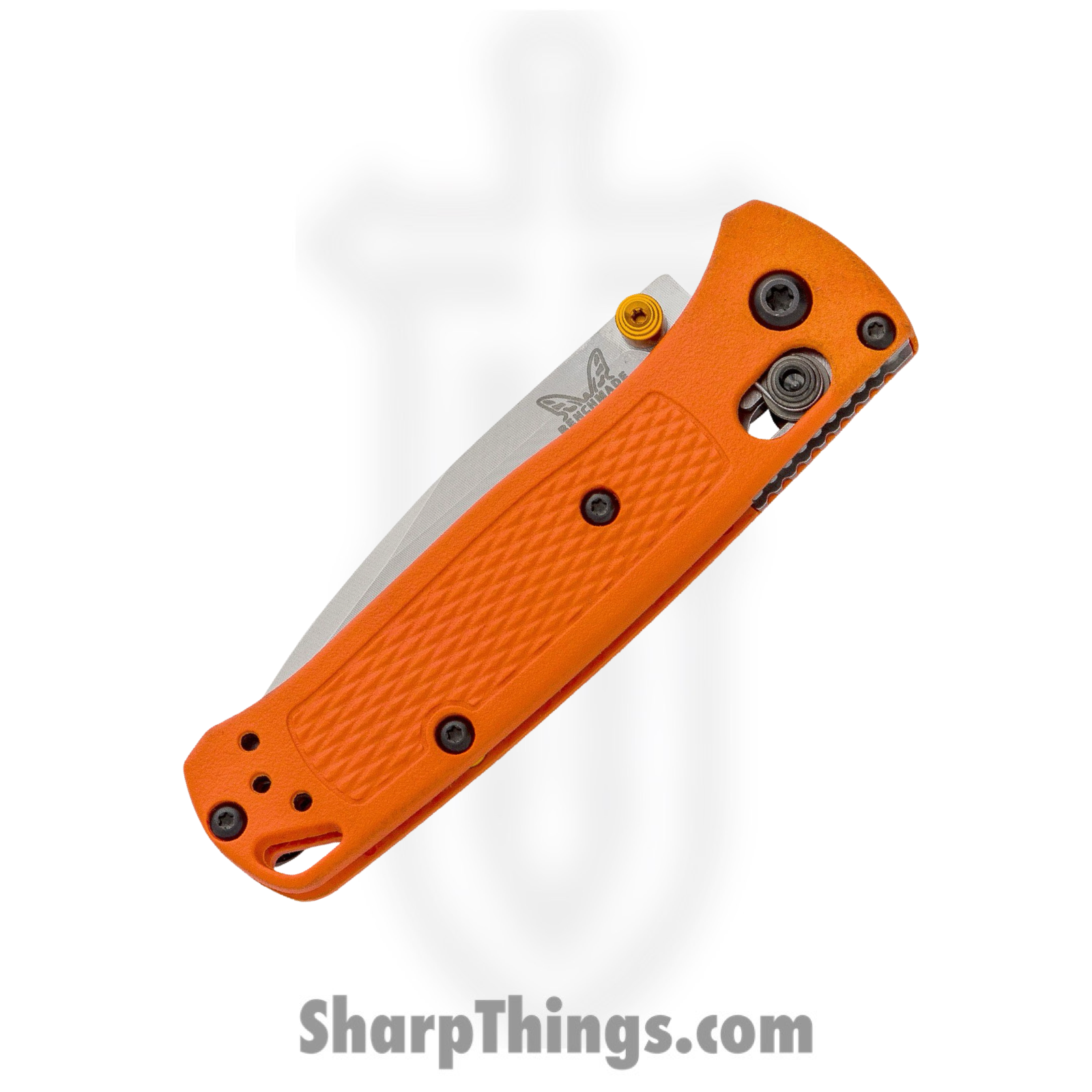 Benchmade - 533 - Mini Bugout - Folding Knife - S30V Stonewash Drop Point - Grivory - Orange - Image 2