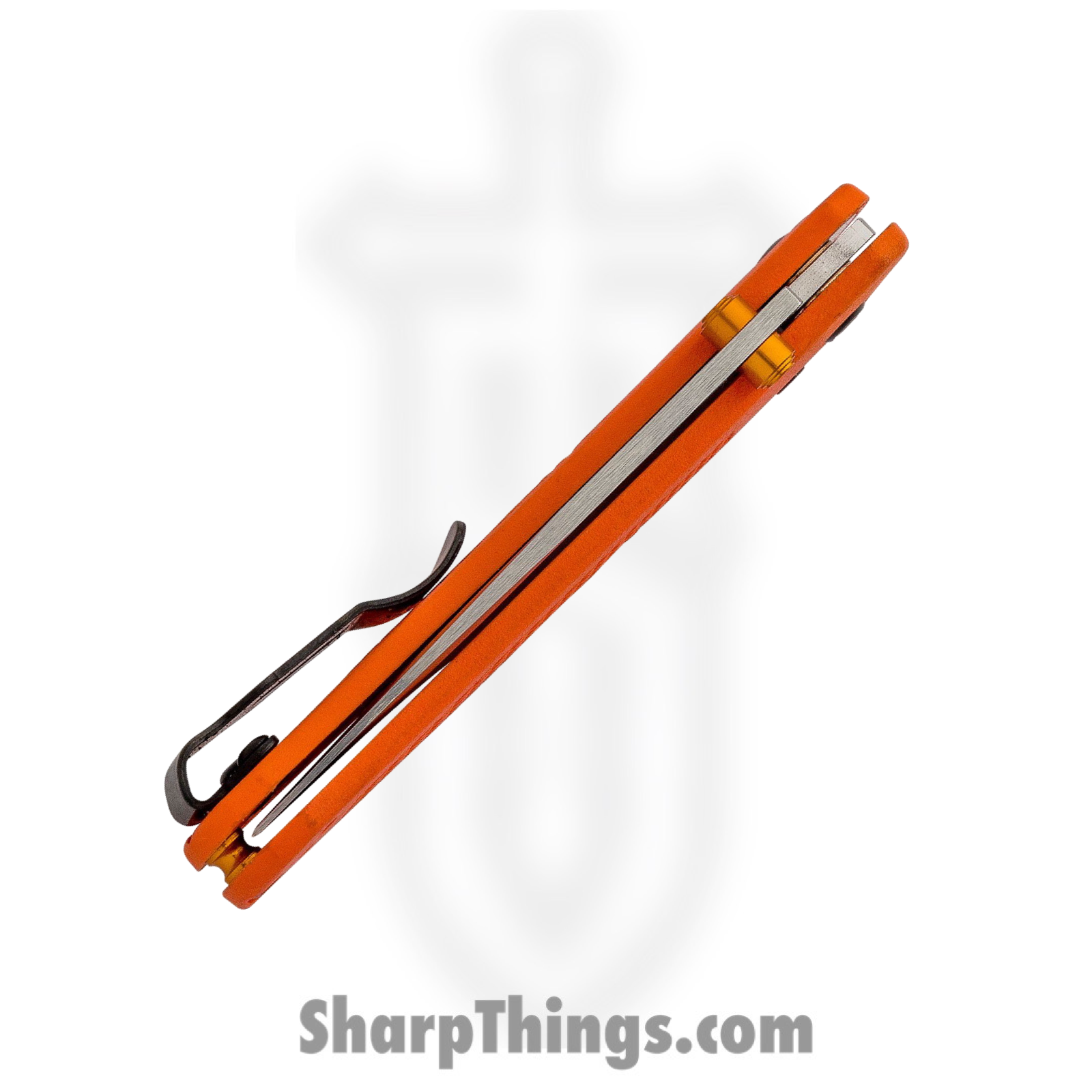 Benchmade - 533 - Mini Bugout - Folding Knife - S30V Stonewash Drop Point - Grivory - Orange - Image 4