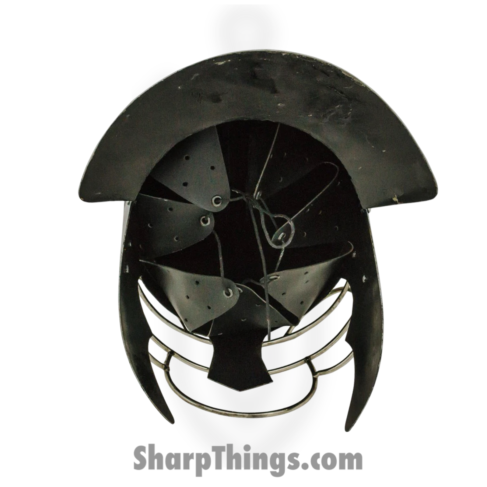 Roman Troopers - BR-HL-32 - Wire Guard Helmet - Carbon Steel - Natural - Image 3