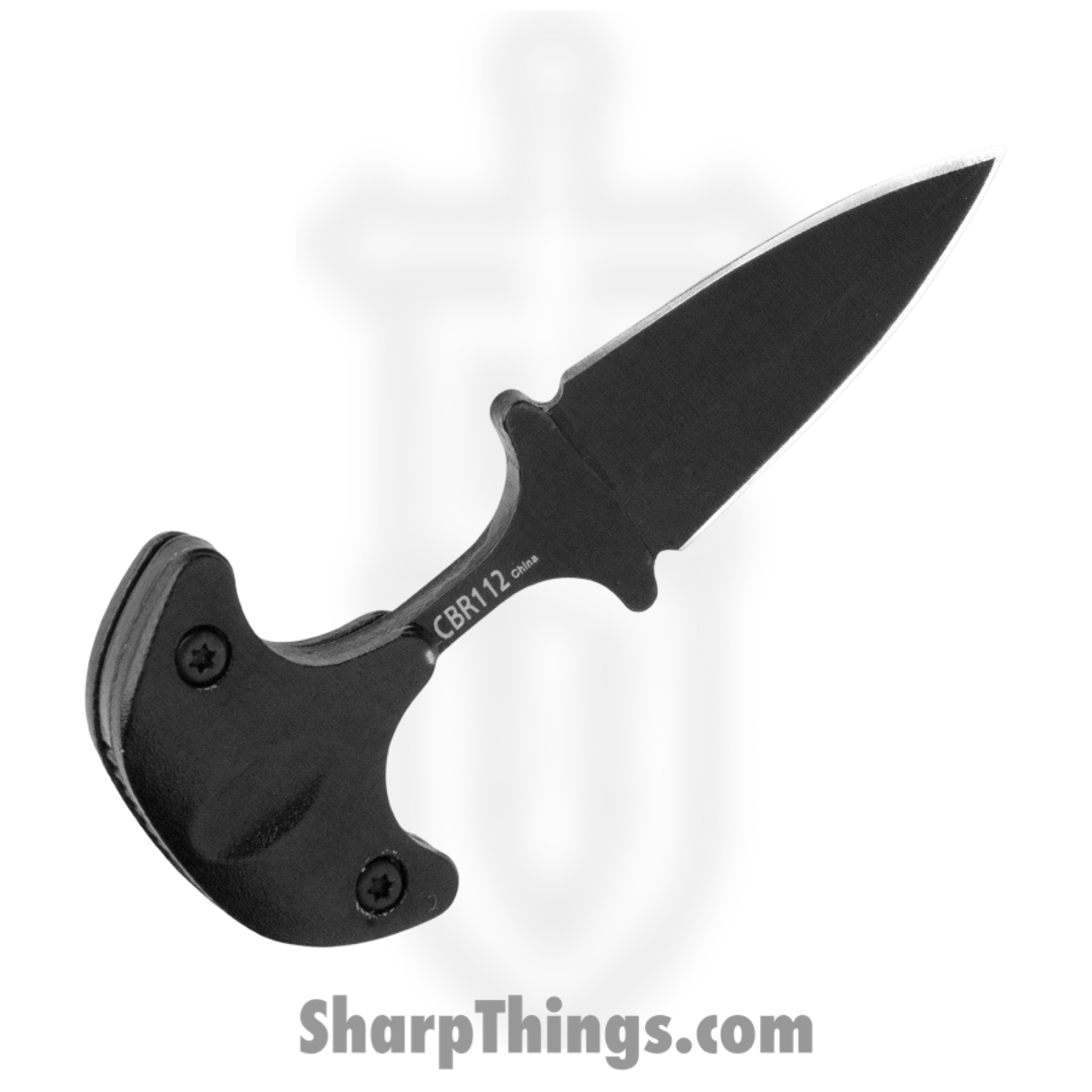Cold Steel - CBR112 - Combat Ready Neck Knife - Fixed Blade Knife - Stainless Coated Dagger - FRN - Black - Image 2