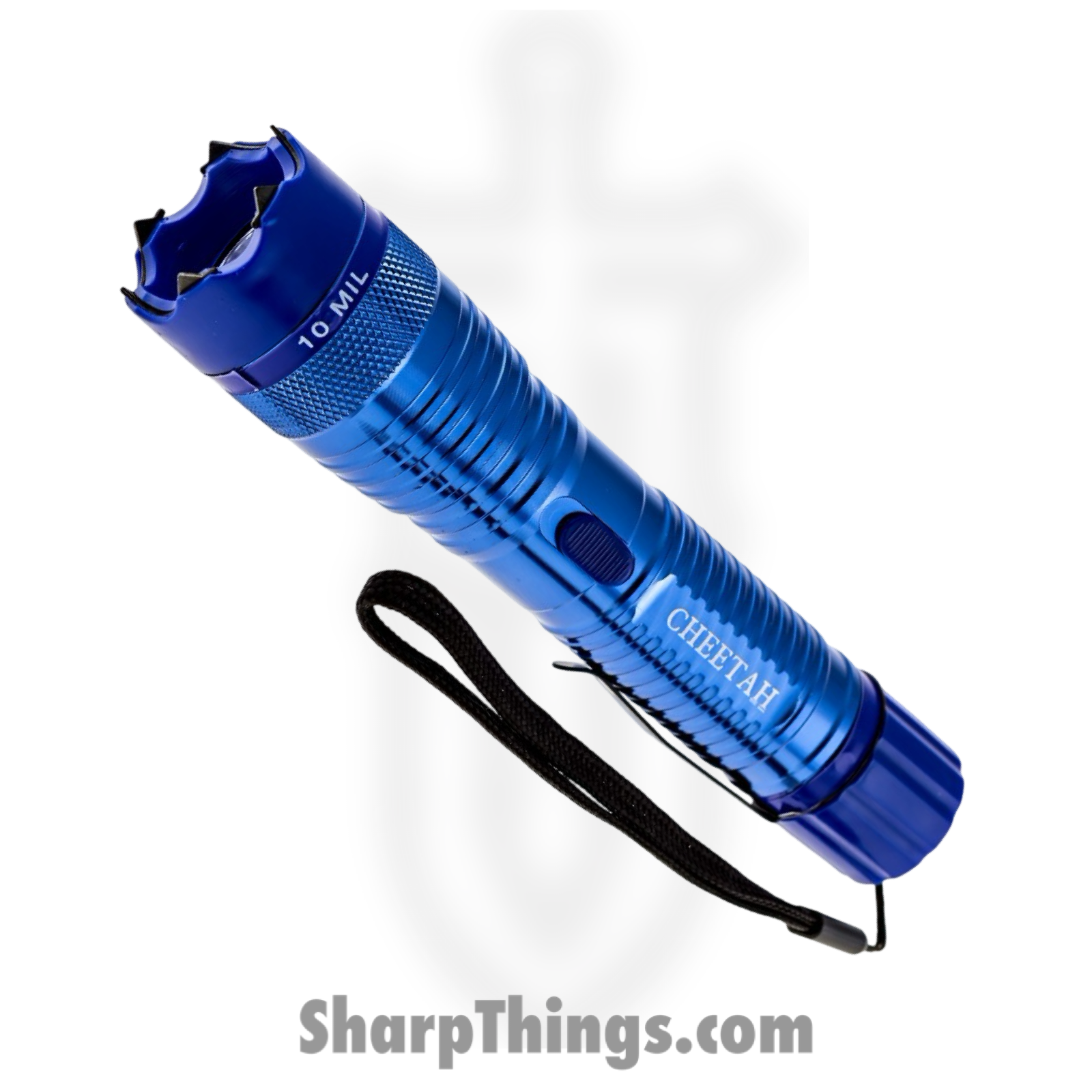CHEETAH - CH-51BL - Defender Series Flashlight Stun Gun - Aluminum - Blue
