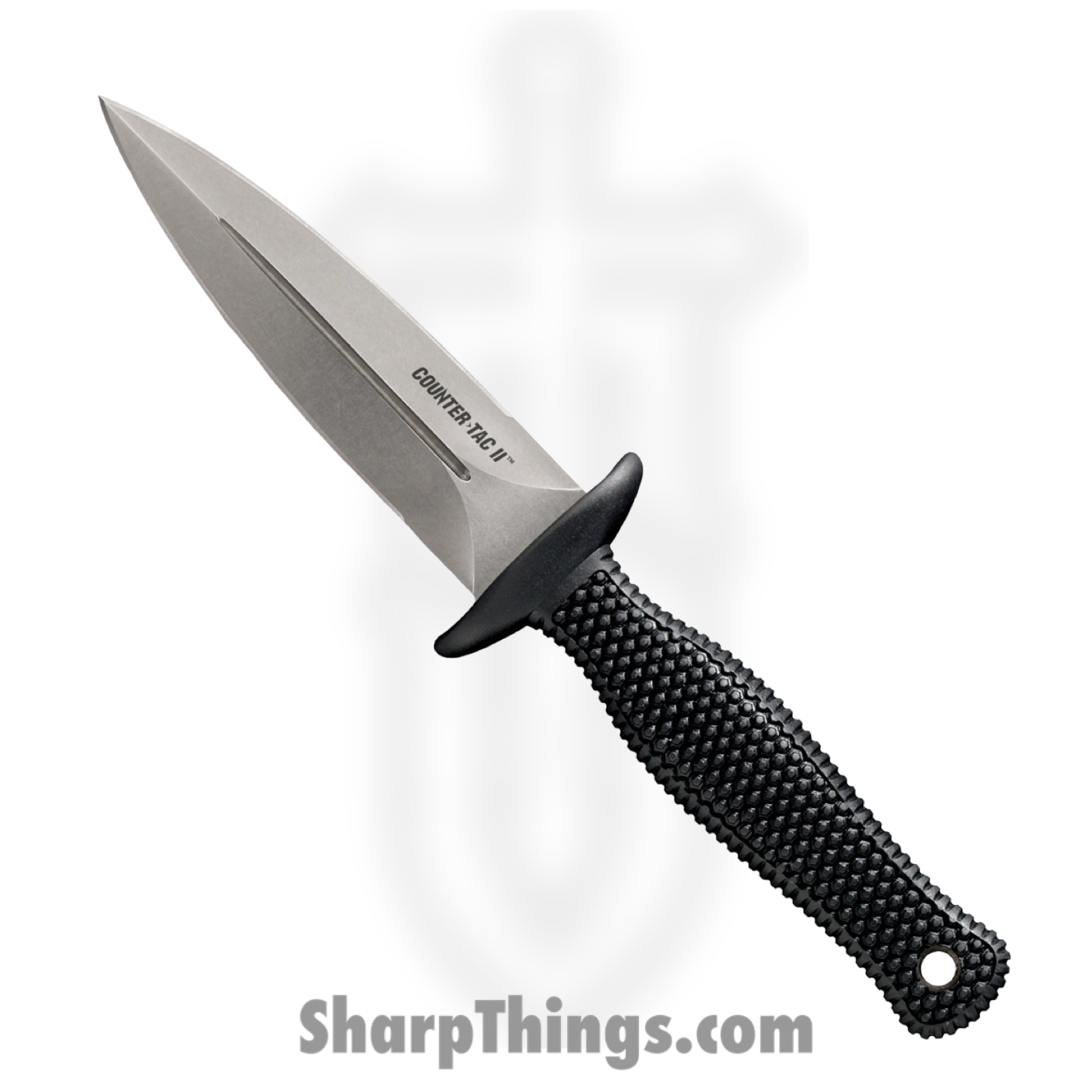 Cold Steel - CS10BCTM - Counter Tac II Boot Knife - Fixed Blade Knife - AUS-8 Stonewash Dagger - Kray-Ex - Black