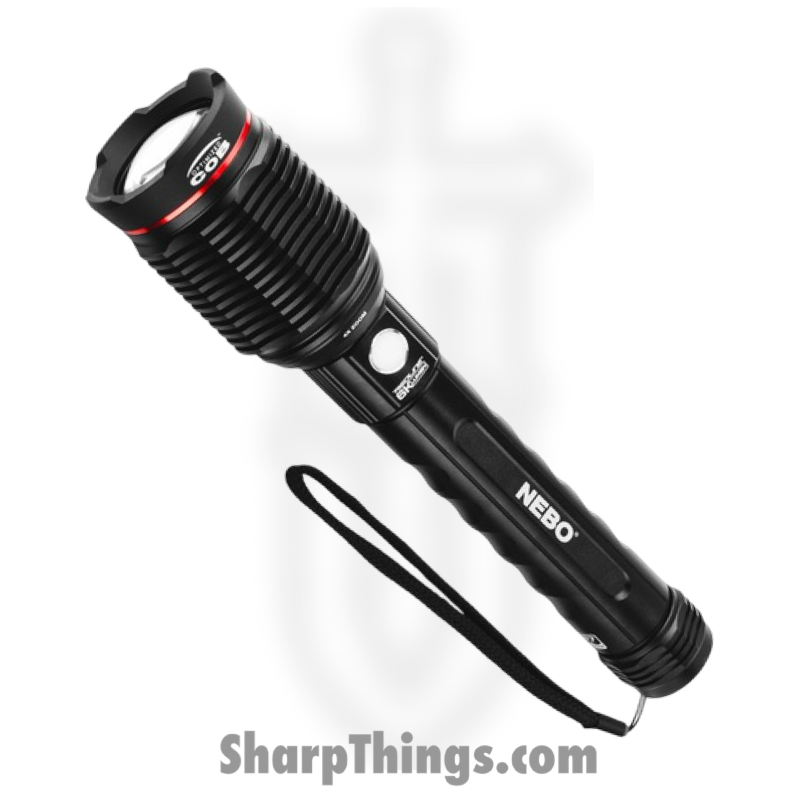 Nebo - NEB-FLT-0002 - Redline 6K LED Rechargeable Flashlight - Aluminum - Black