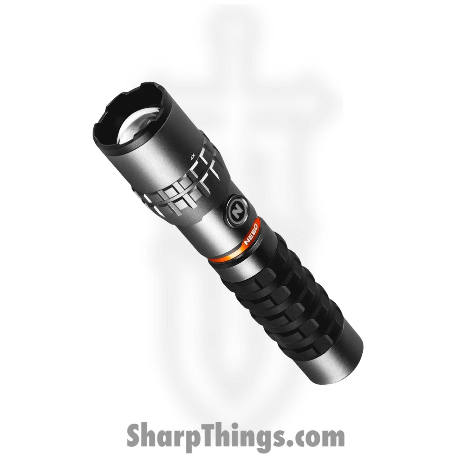 Nebo - NEB-WLT-1003 - Slyde King 2K LED with 500 Lumen COB Rechargeable Flashlight - Aluminum - Black