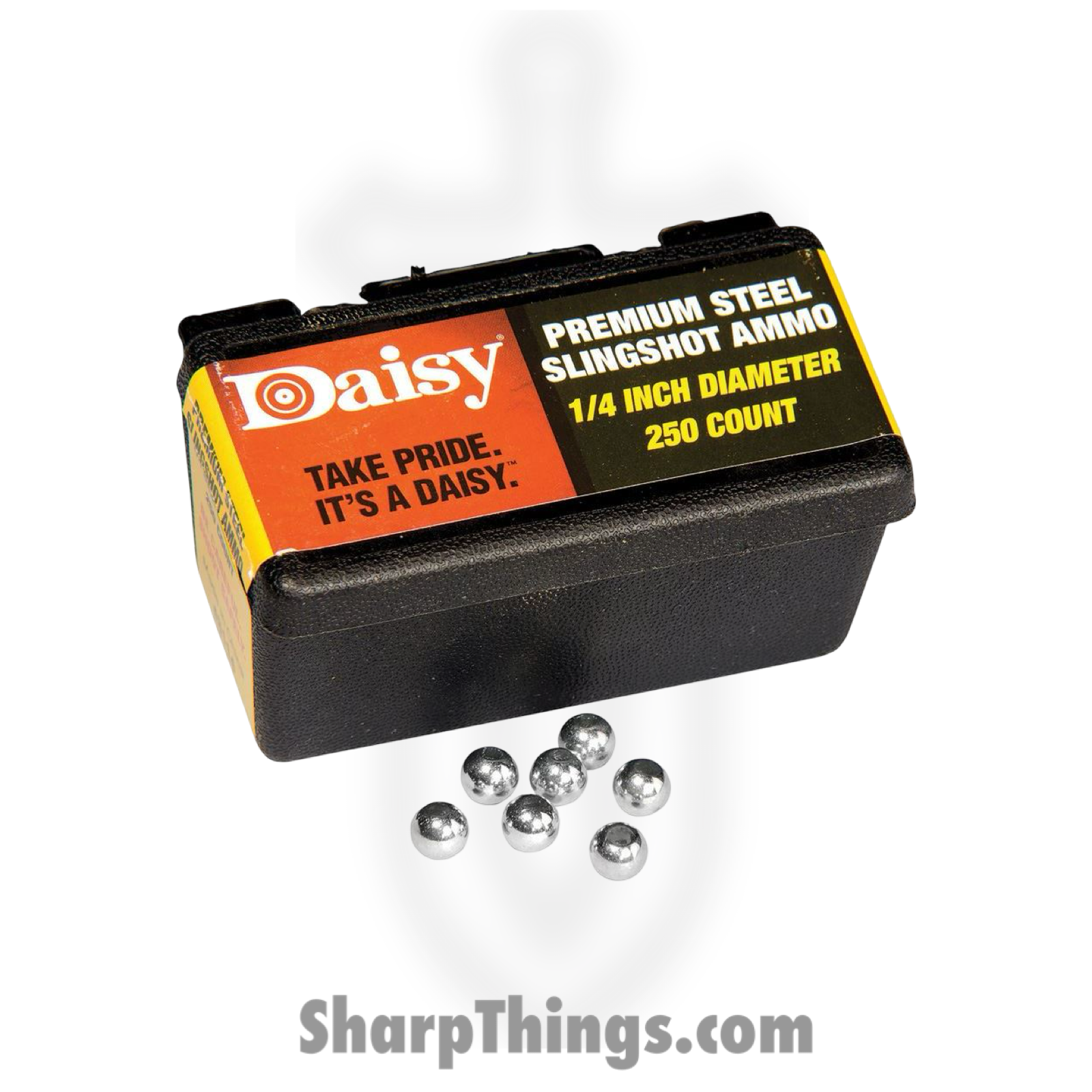 Daisy - dai8114 - Slingshot Ammo .25in - Steel - Natural