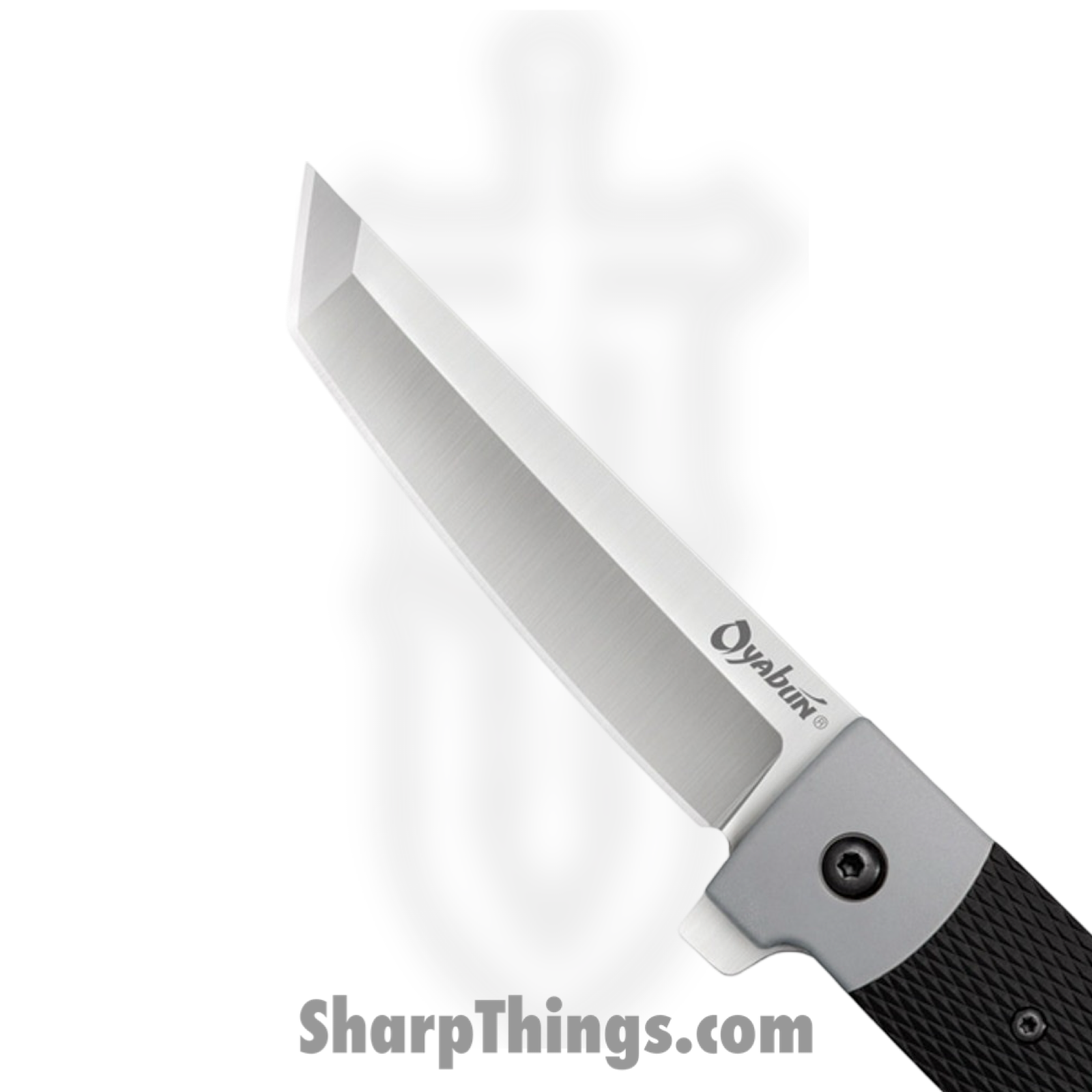 Cold Steel - CS26T - Oyabun - Folding Knife - 4034 SS Satin Tanto - Kray-Ex - Black - Image 2