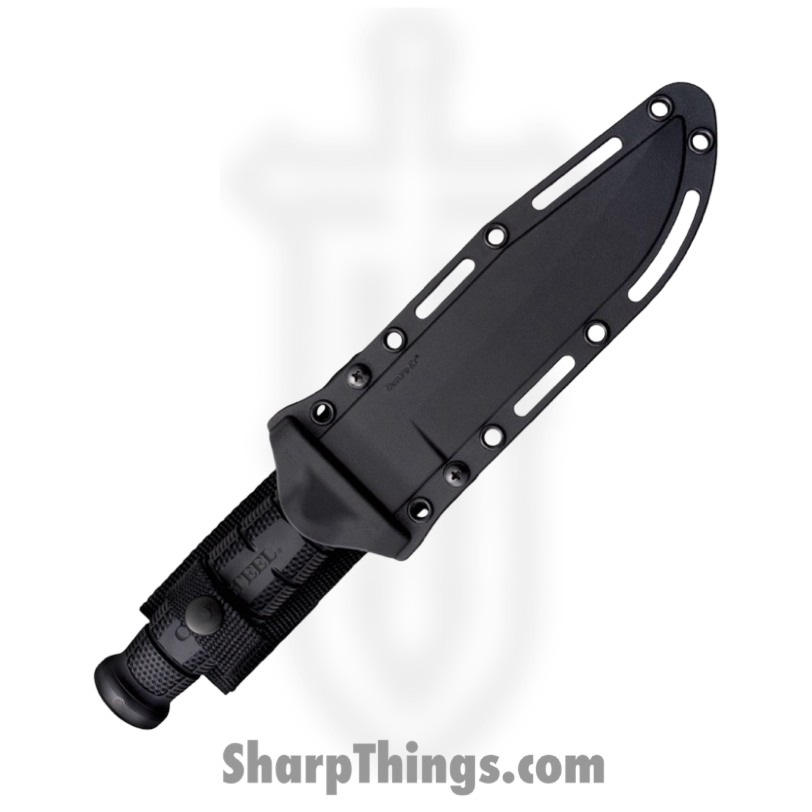 Cold Steel - CS39LSFC - Leatherneck Semper-Fi - Fixed Blade Knife - D2 Coated Drop Point - Kray-Ex - Black - Image 3