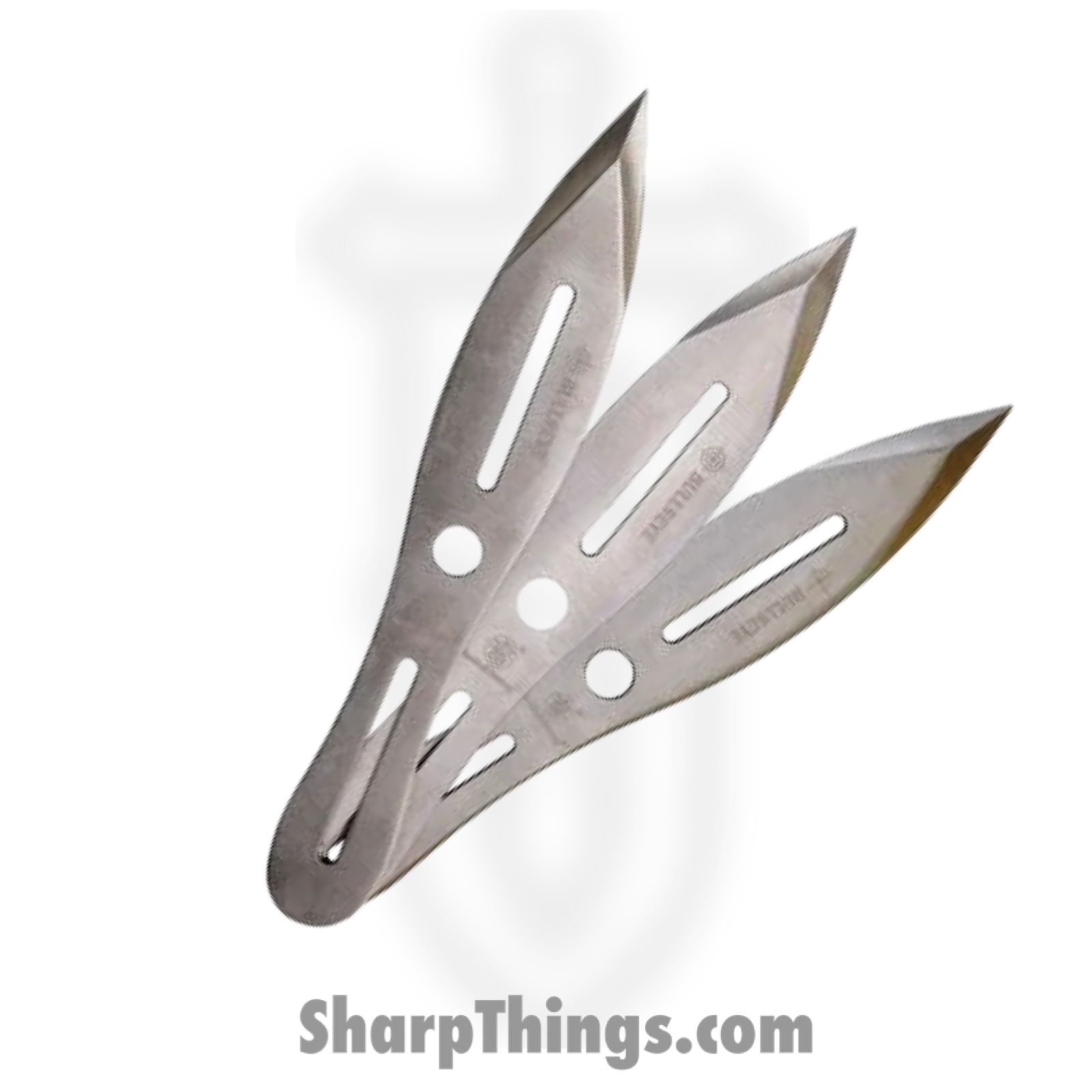 Smith & Wesson - SWTK10CP - 3 Piece Throwing Knife Set - Fixed Blade Knife - 2Cr13 Stainless Spear Point - Steel - Gray - Image 2