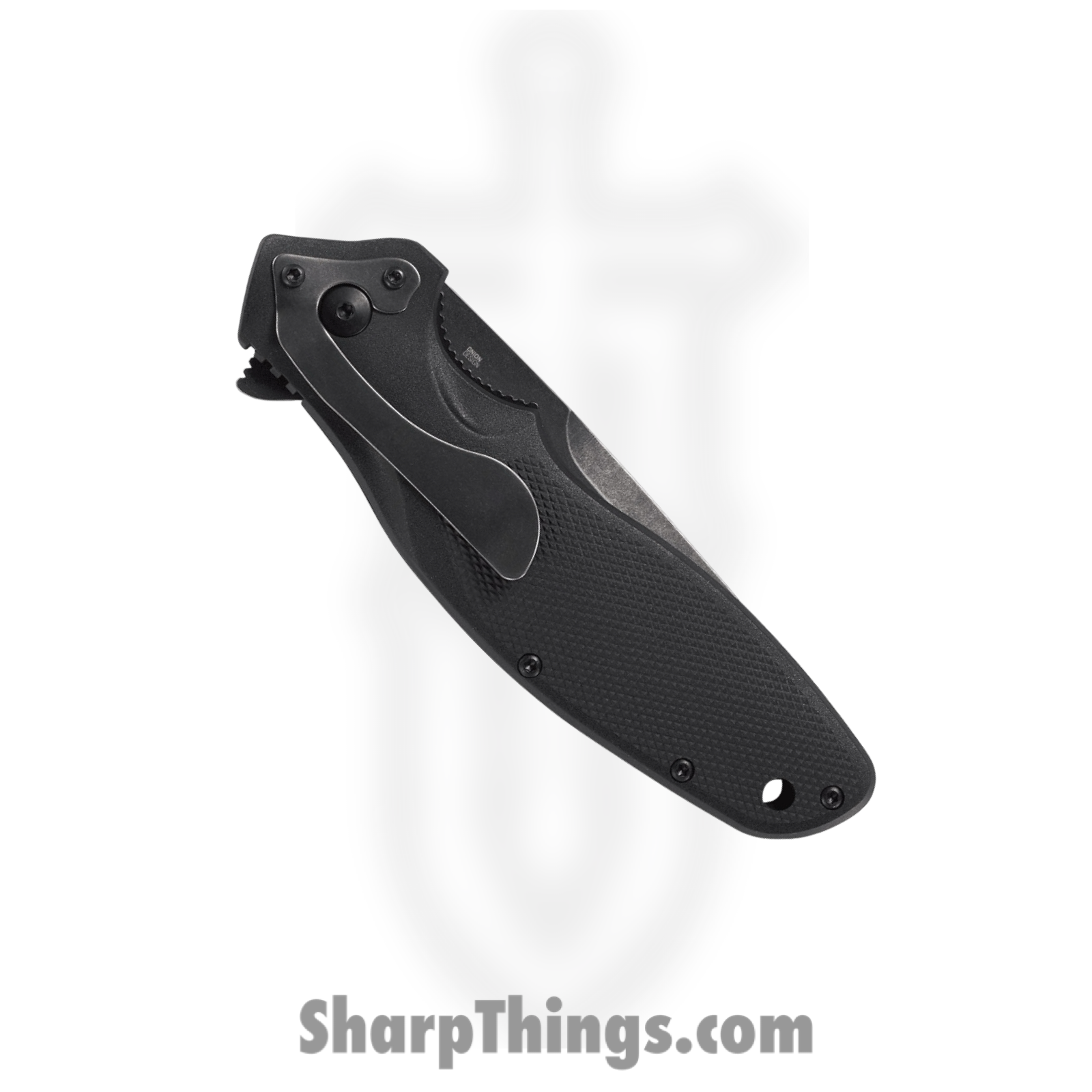 CRKT - CRK800KKP - Shenanigan - Assisted Open Knife - 1.4116 Stainless Coated Drop Point - GRN - Black - Image 5