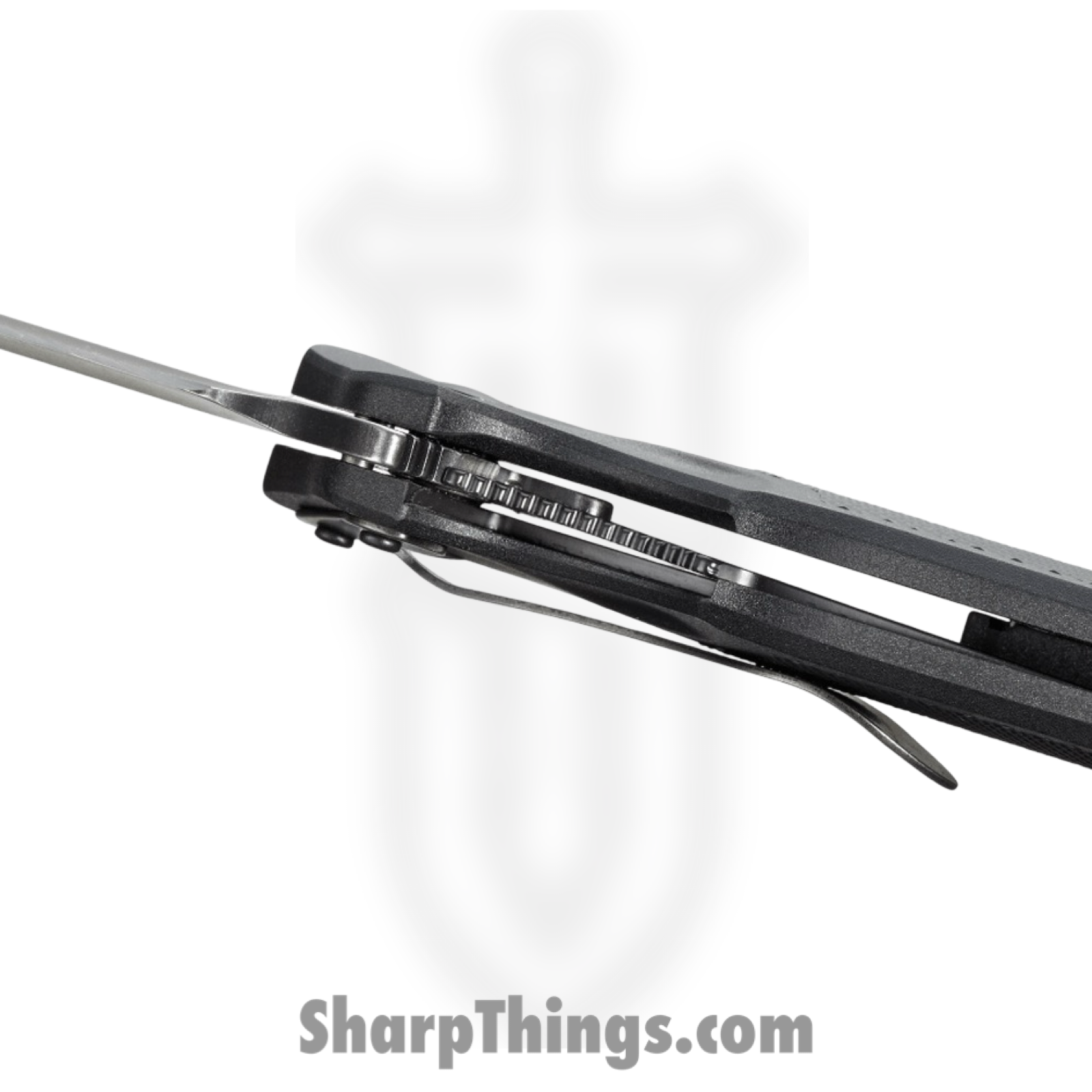 CRKT - CRK800KKP - Shenanigan - Assisted Open Knife - 1.4116 Stainless Coated Drop Point - GRN - Black - Image 6