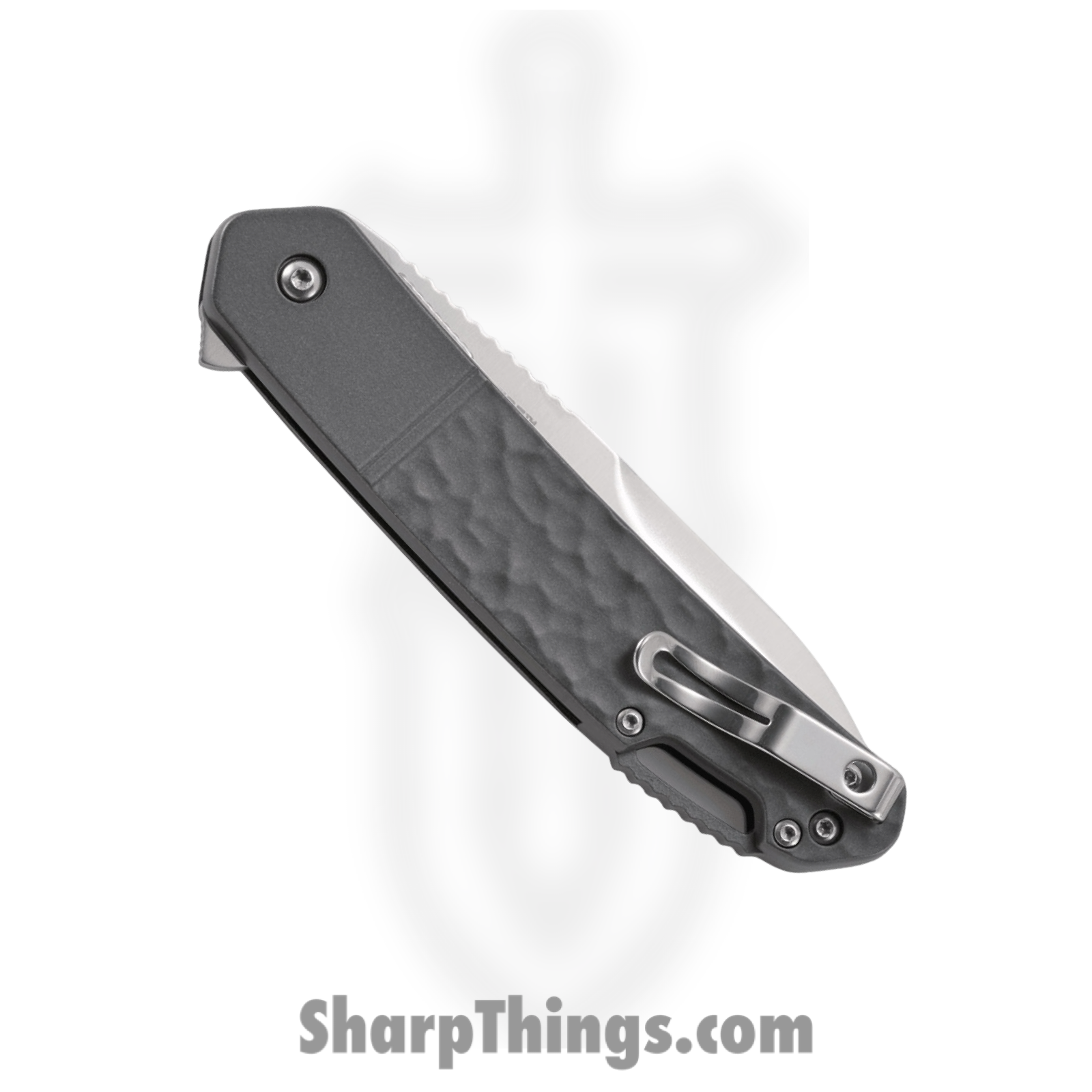 CRKT - K540GXP - Bona Fide - Folding Knife - D2 Satin Drop Point - Aluminum - Gray - Image 5
