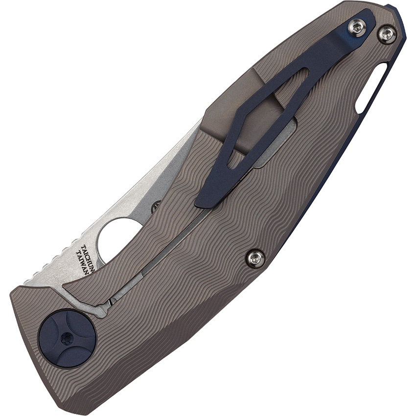 Spyderco - SC235CFTIP - Drunken - Folding Knife - CPM-S90V Satin Sheepsfoot - Carbon Fiber with Titanium Lock - Black - Image 5