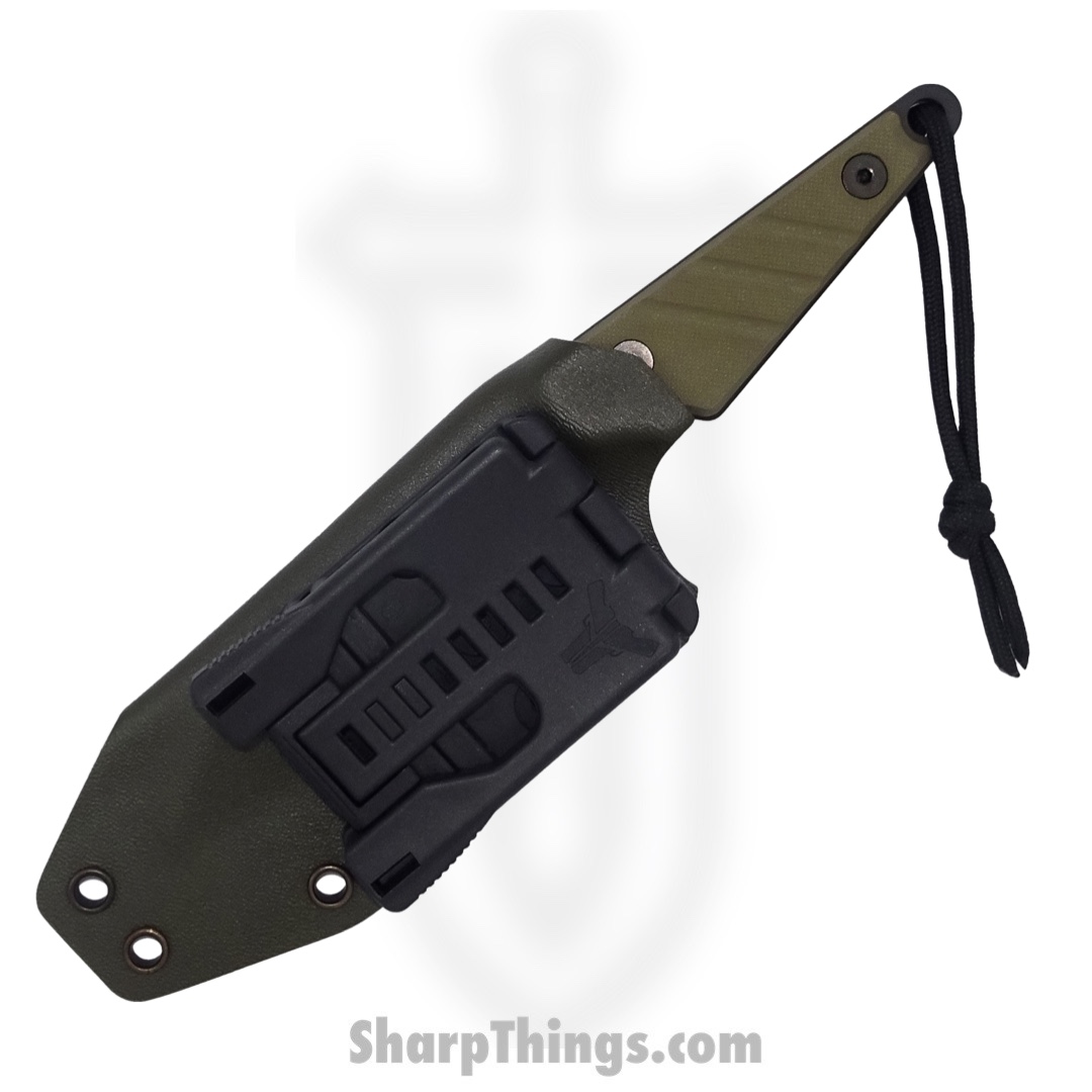 Medford Knife and Tool - MK114SPQ-10KO-SPQ3-Q4 - UDT-1 - Fixed Blade Knife - S35VN PVD G10 - G10 - OD Green - Image 3