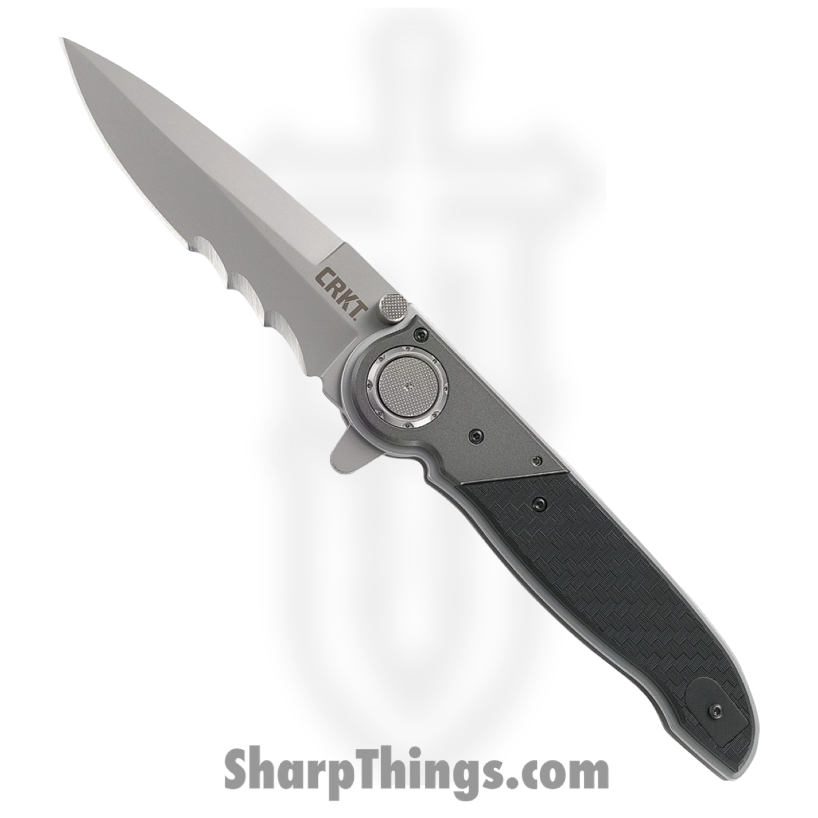 CRKT - M4015 - M40 - Folding Knife - 1.4116 Stainless Blasted Spear Point P/S - GRN - Black