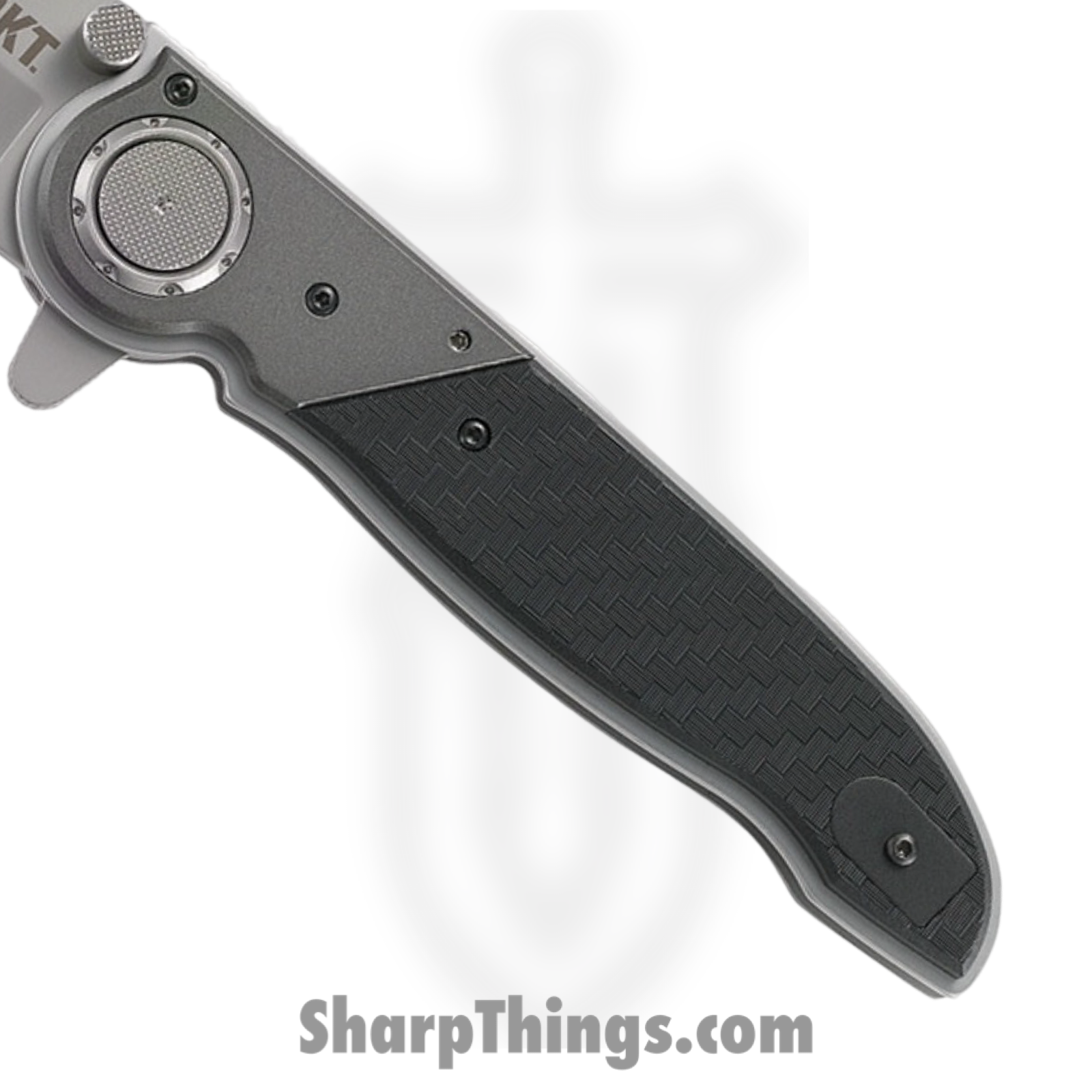 CRKT - M4015 - M40 - Folding Knife - 1.4116 Stainless Blasted Spear Point P/S - GRN - Black - Image 3