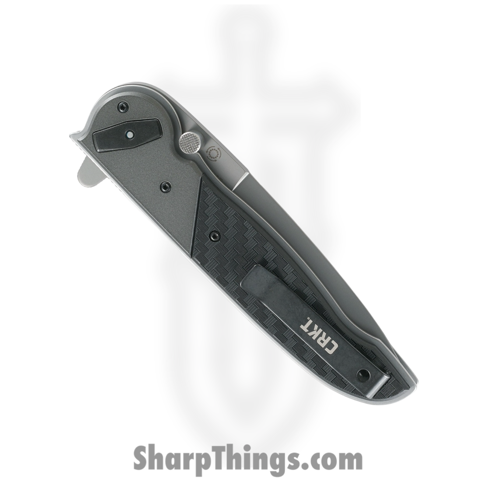 CRKT - M4015 - M40 - Folding Knife - 1.4116 Stainless Blasted Spear Point P/S - GRN - Black - Image 4