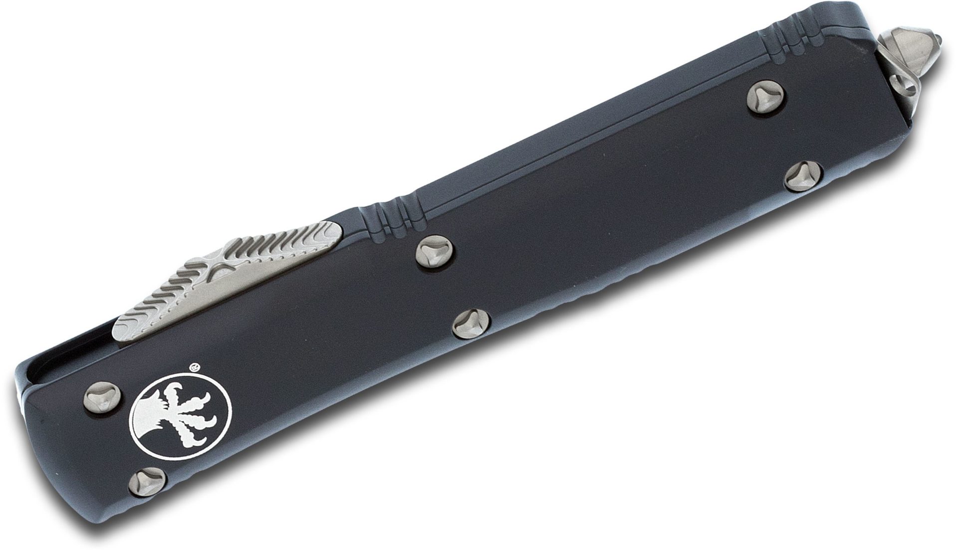 Microtech - 122-11 - Ultratech P/S - OTF Auto - Stonewash Dagger - 6061-T6 Aluminum - Black - Image 7