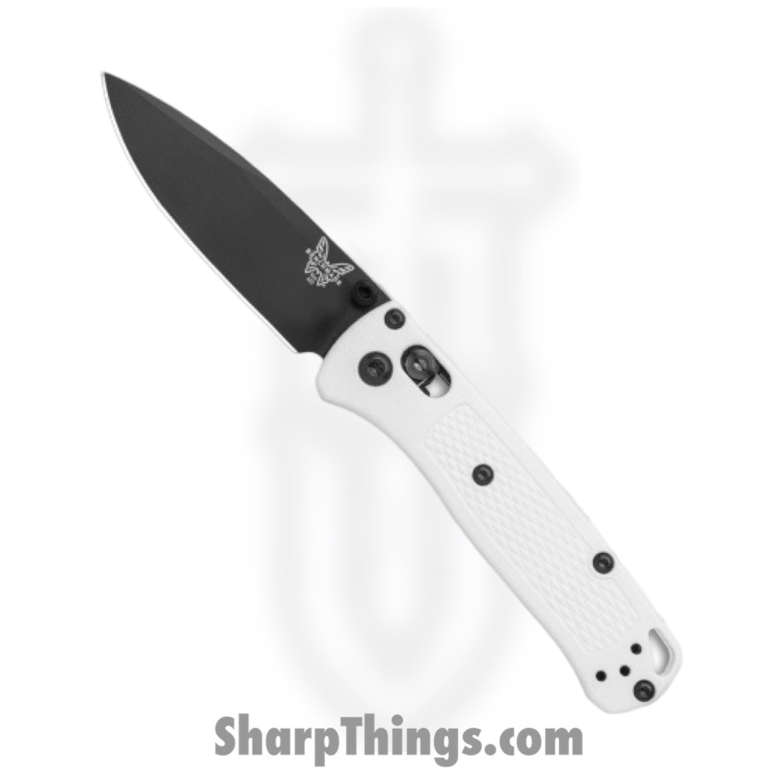 Benchmade - 533BK-1 - Mini Bugout - Folding Knife - S30V Coated Drop Point - Grivory - White