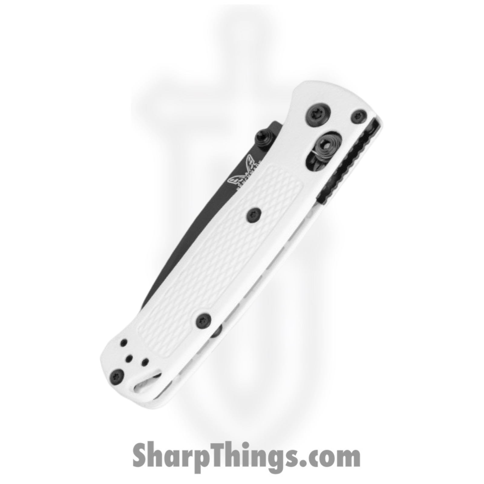 Benchmade - 533BK-1 - Mini Bugout - Folding Knife - S30V Coated Drop Point - Grivory - White - Image 2