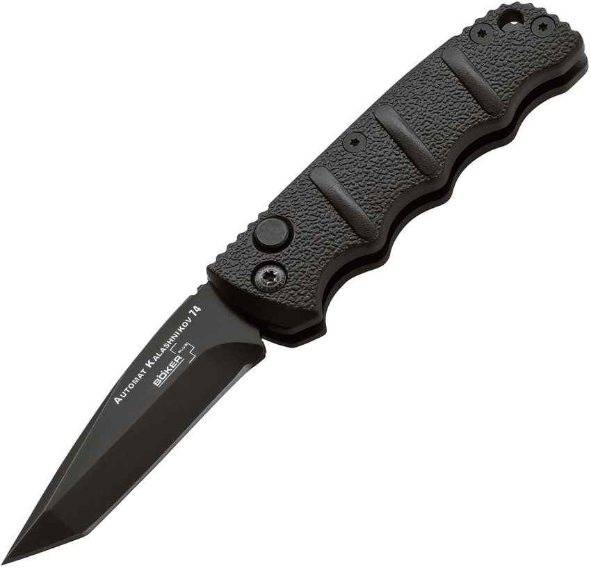 Boker Plus - BOP01KALS73BTN - Mini Kalashnikov - Folding Knife - AUS-8 Coated Tanto - Aluminum - Black - Image 2