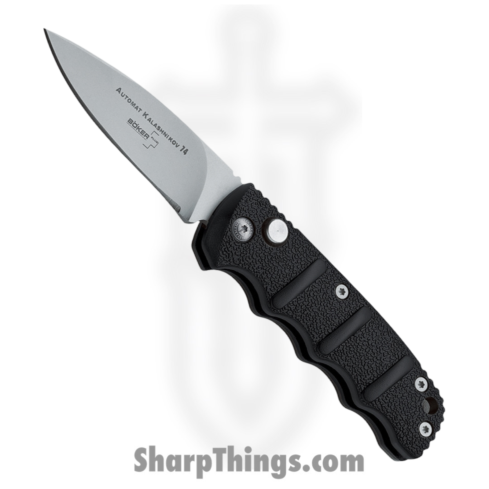 Boker Plus - BOP01KALS73N - Mini Kalashnikov - Folding Knife - AUS-8 Blasted Drop Point - FRN - Black