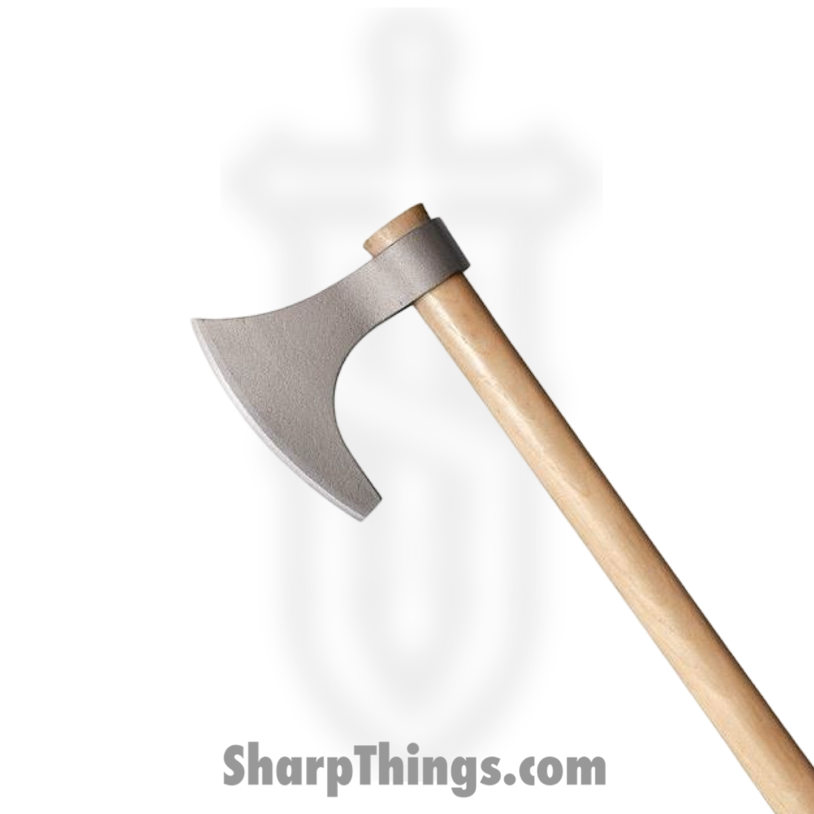 Cold Steel - CS90WVBA - Viking Hand Axe - Carbon Steel Satin - American Hickory - Tan - Image 2