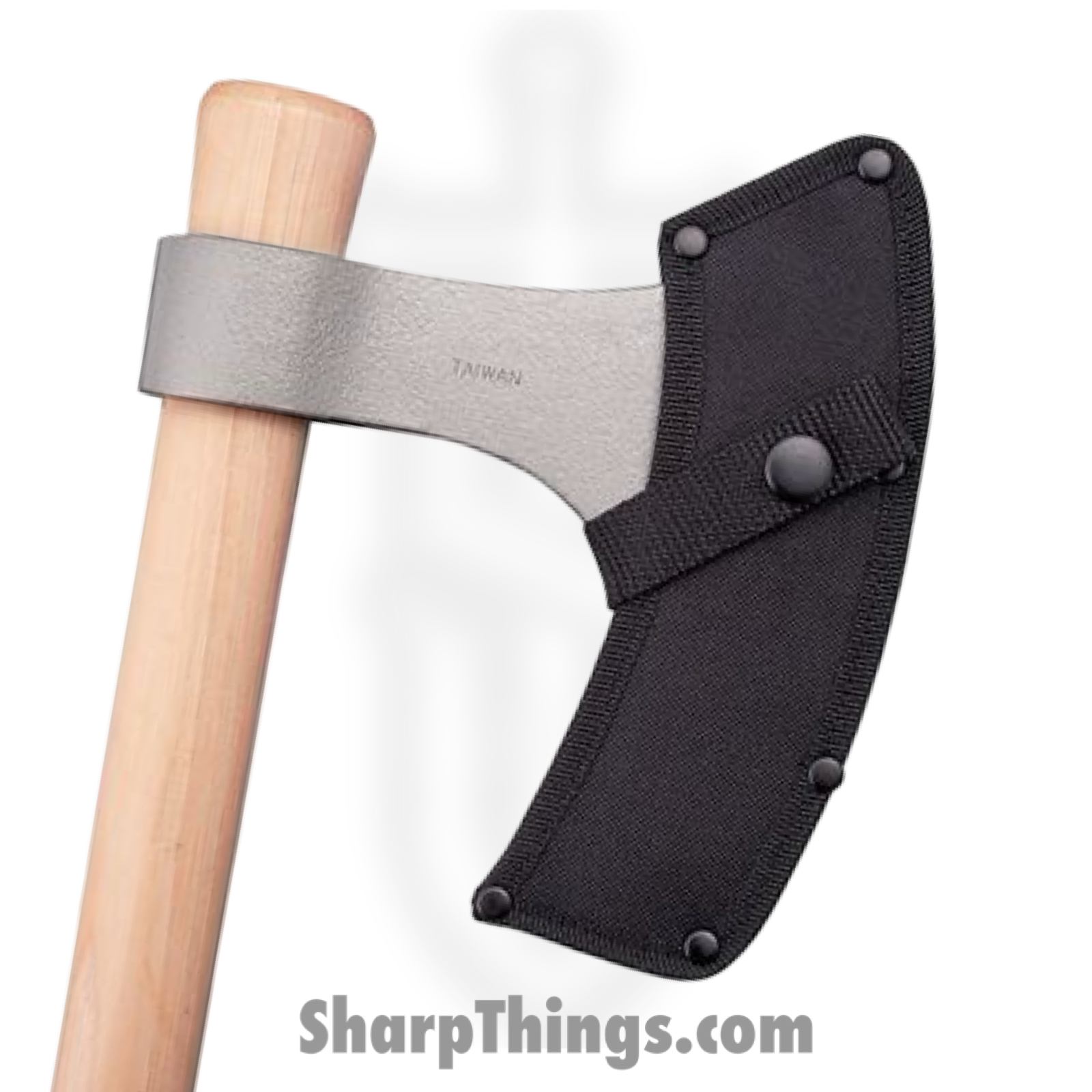 Cold Steel - CS90WVBA - Viking Hand Axe - Carbon Steel Satin - American Hickory - Tan - Image 3