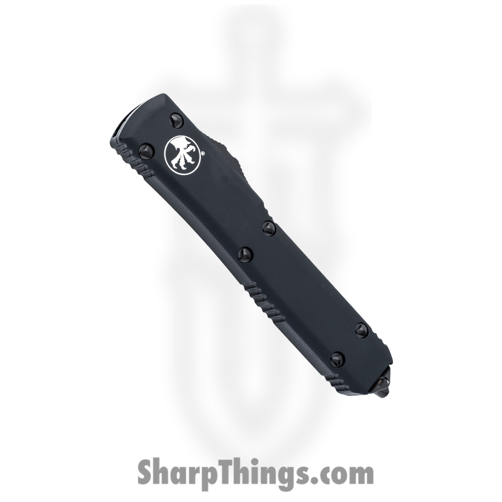 Microtech - 120-1T - Ultratech Tactical - OTF Auto - M390 Two Tone Bayonet - Aluminum - Black - Image 4