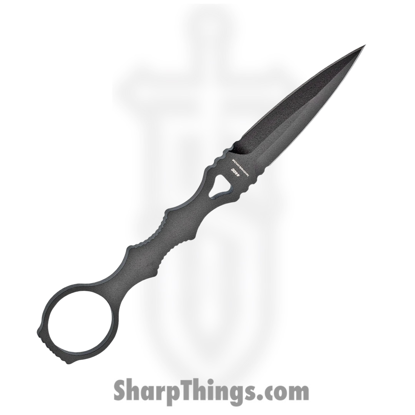 Benchmade - 176BK - SOCP - Fixed Blade Knife - 440C SS Coated Dagger - Skeletonized - Black - Image 2