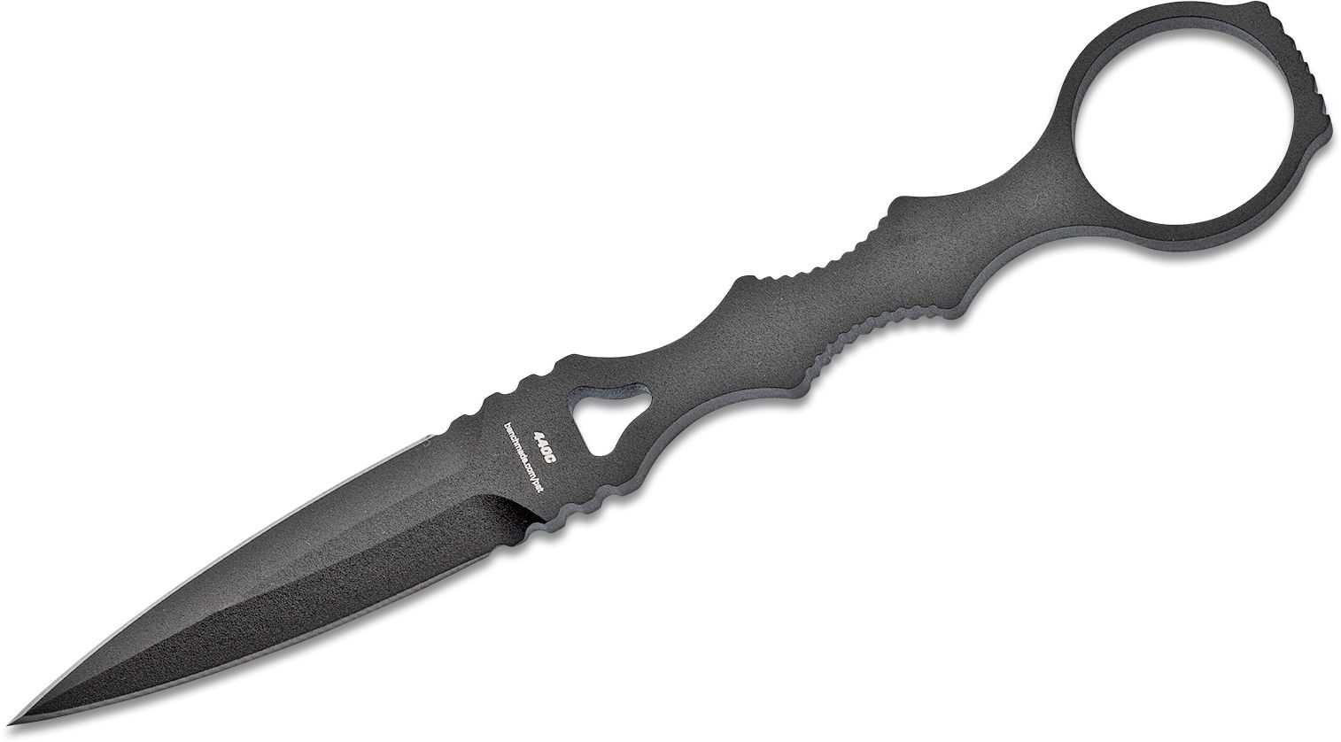 Benchmade - 176BK - SOCP - Fixed Blade Knife - 440C SS Coated Dagger - Skeletonized - Black - Image 9