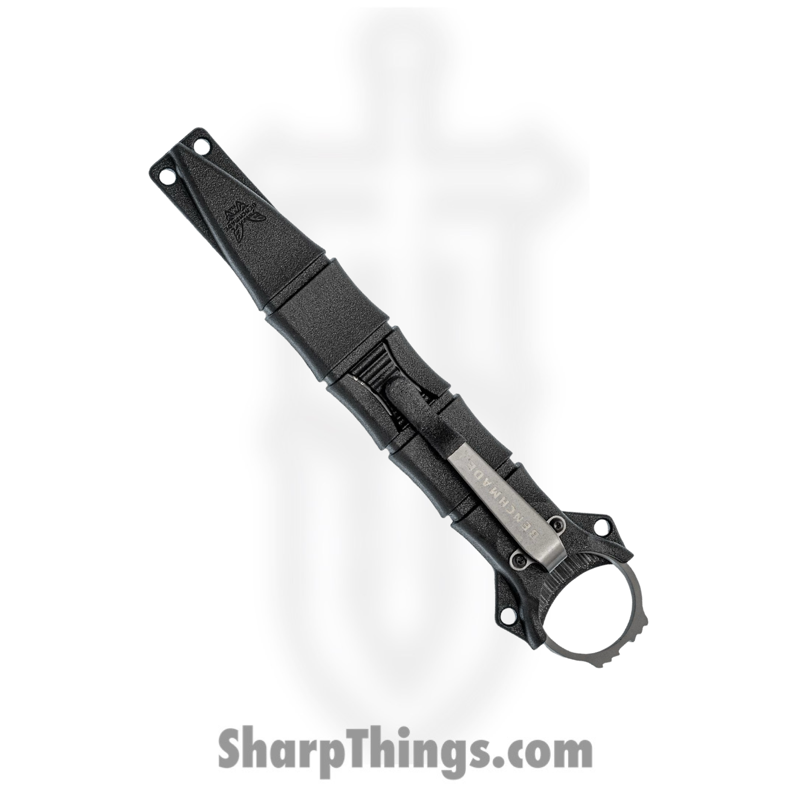 Benchmade - 179GRY - SOCP Rescue Tool - Fixed Blade Knife - 440C SS Coated Rescue Hook - Skeletonized - Black - Image 3