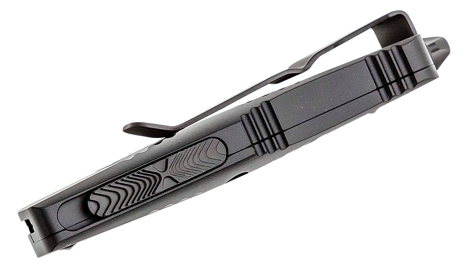 Microtech - 238-1T - Troodon Mini Tactical - OTF Auto - CTS-204P Two Tone Dagger - 6061-T6 Aluminum - Black - Image 5