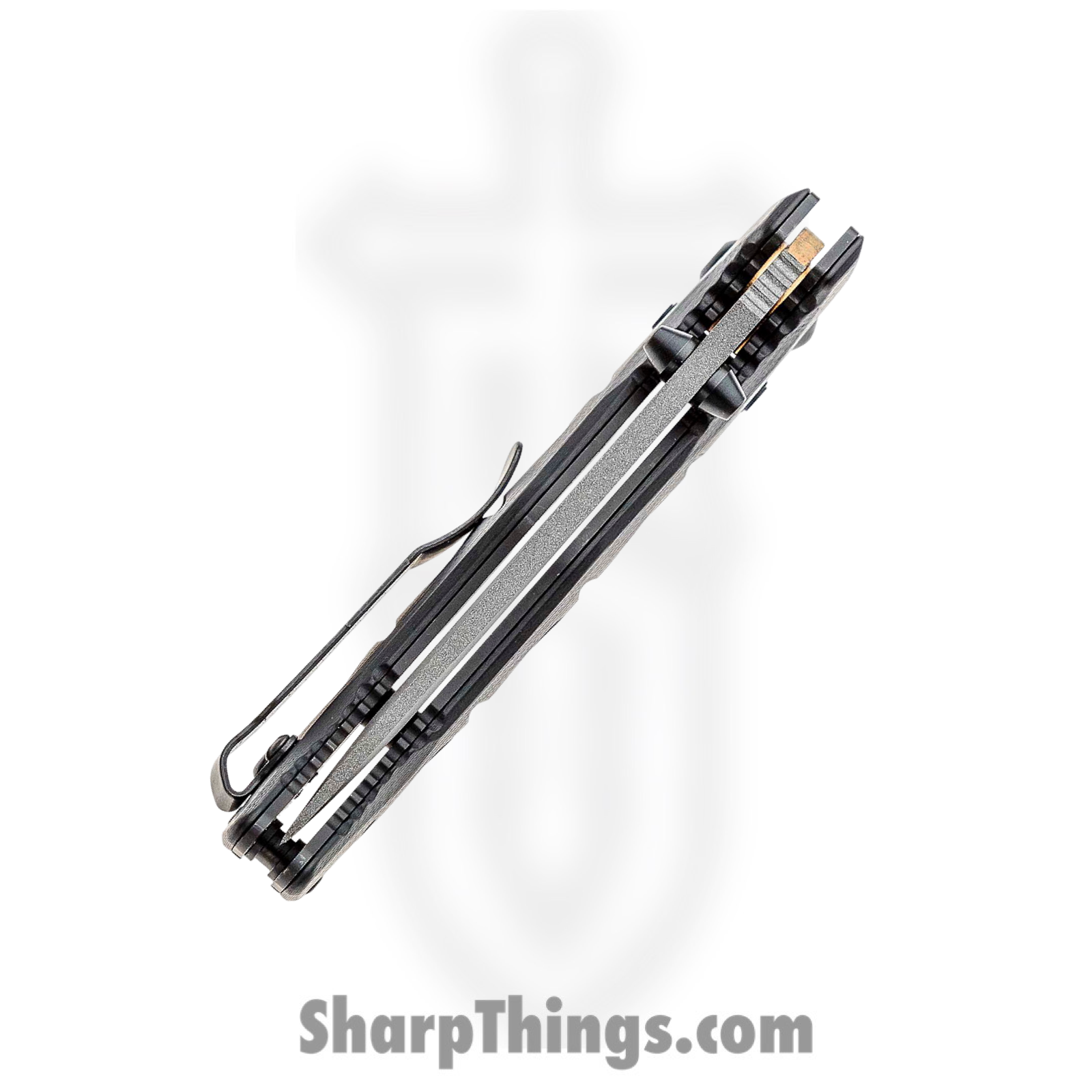 Benchmade - 273GY-1 - Mini Adamas Tactical - Folding Knife - CPM CruWear Coated Drop Point - G10 - Black - Image 4