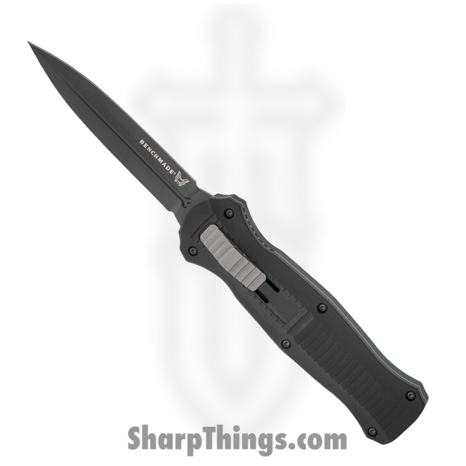 Benchmade - 3300BK - Infidel Tactical - OTF Auto - D2 Coated Dagger - 6061-T6 Aluminum - Black