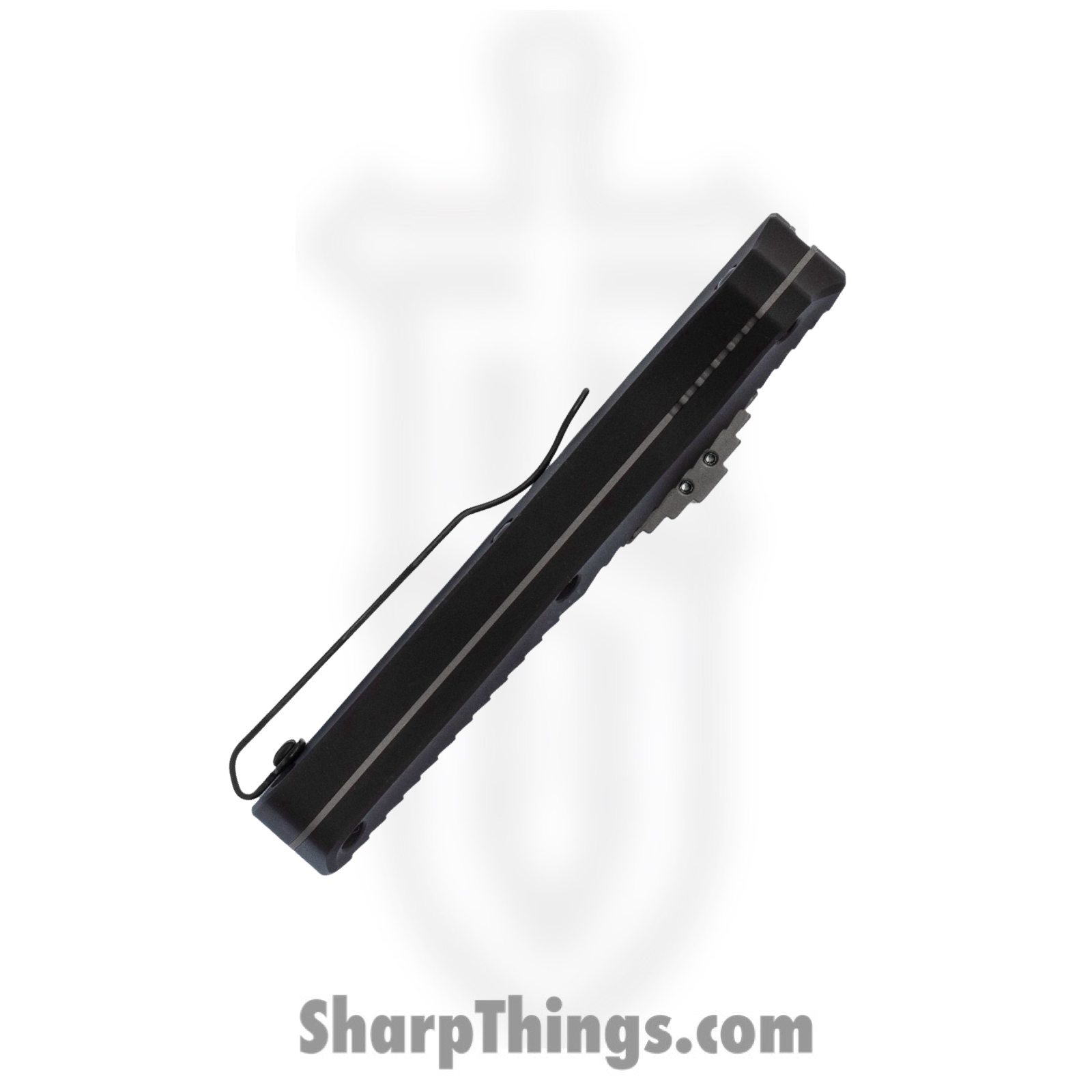 Benchmade - 3350BK - Mini Infidel Tactical - OTF Auto - D2 Coated Dagger - 6061-T6 Aluminum - Black - Image 4