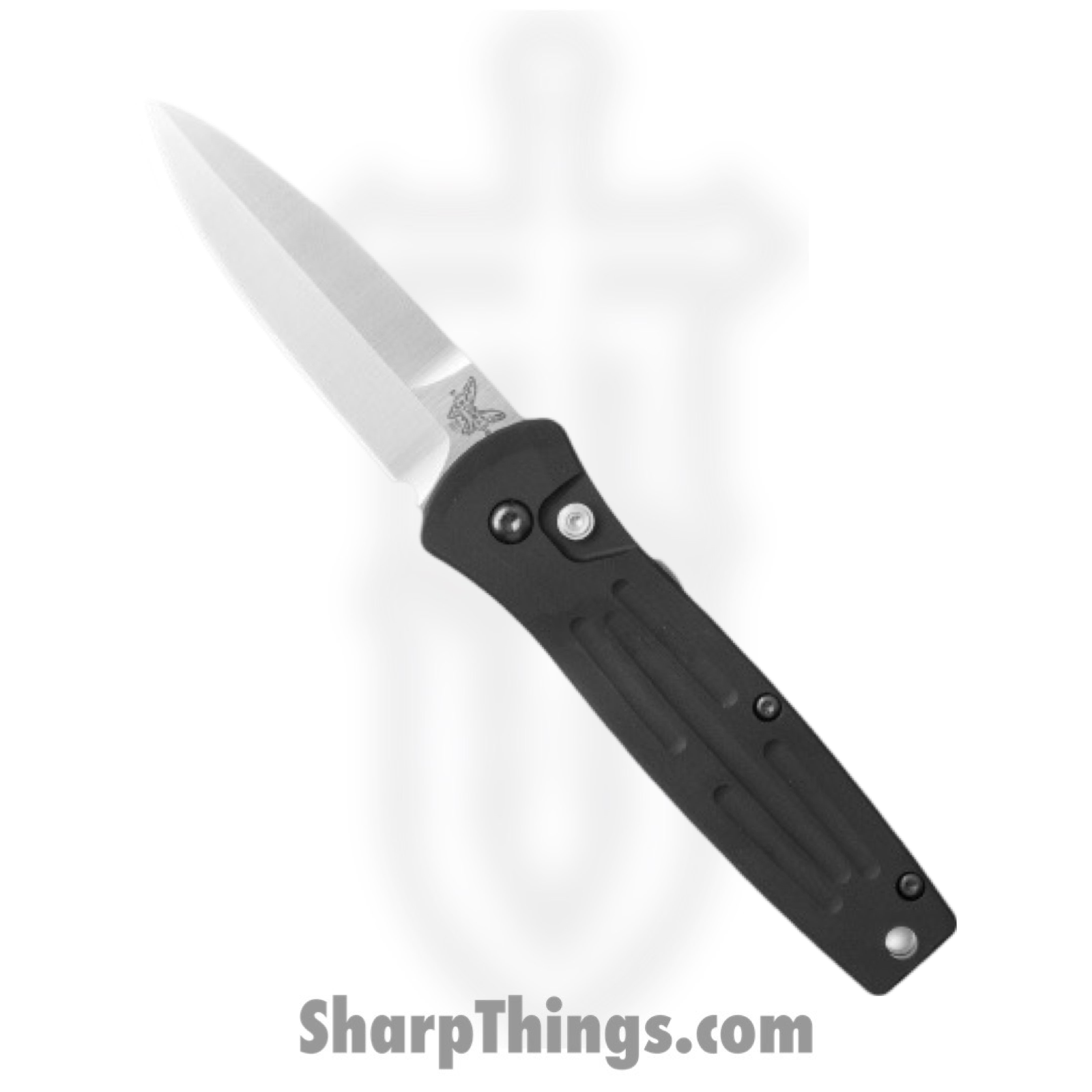 Benchmade - 3551 - Stimulus Pardue - OTF Auto - 154CM Satin Spear Point - 6061-T6 Aluminum - Black